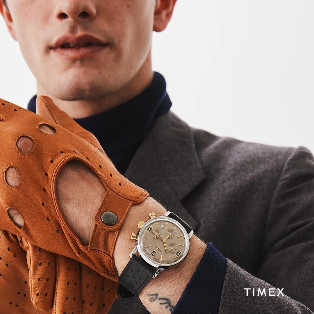 image:imageTimex Mens Marlin 40mm WatchBrownOtherTwoTone
