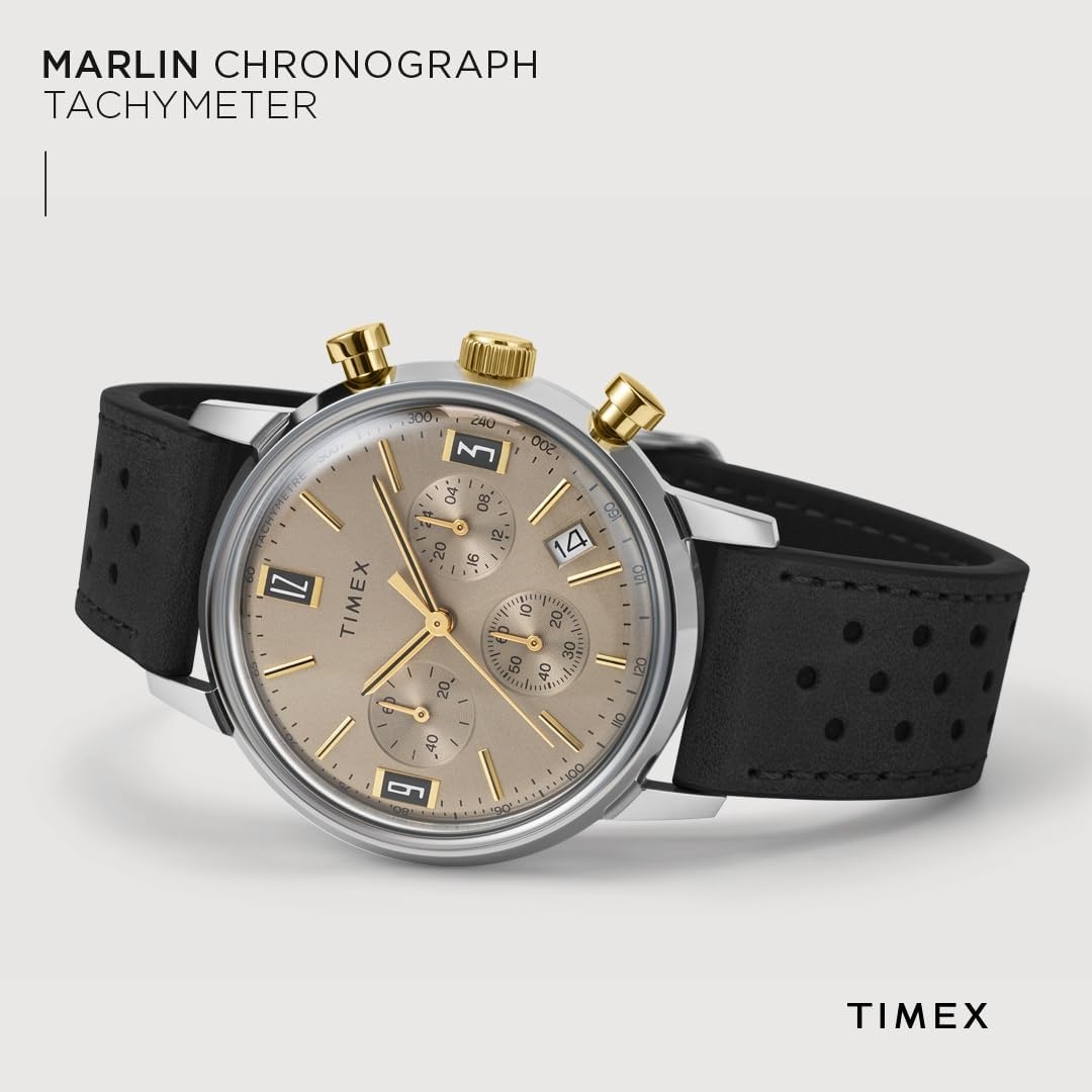 image:imageTimex Mens Marlin 40mm WatchBrownOtherTwoTone