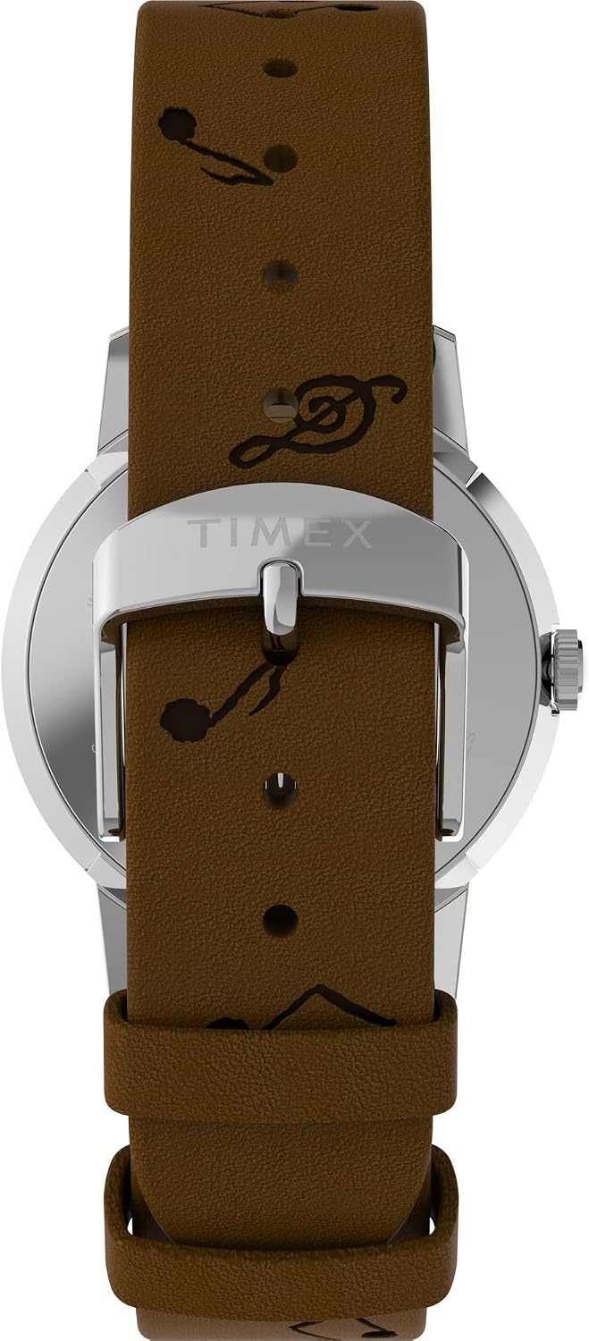 image:imageTimex Mens Marlin 40mm WatchBrownStainless SteelBlue