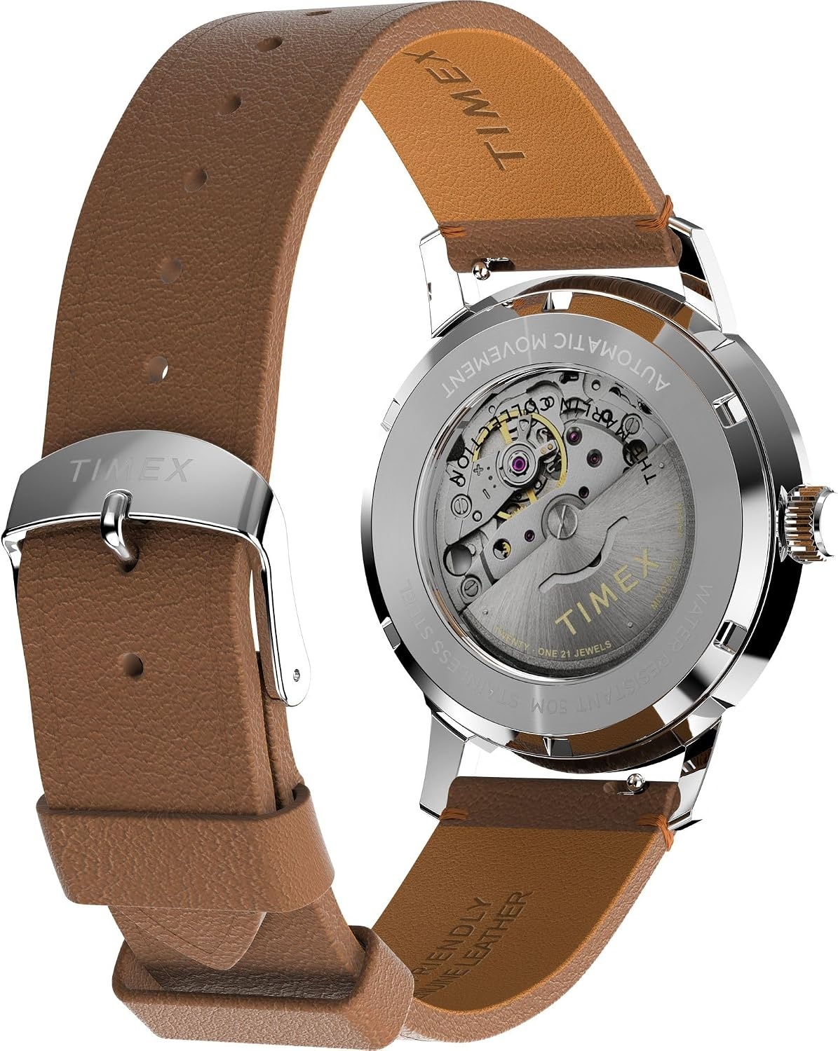 image:imageTimex Mens Marlin 40mm WatchBrownStainless SteelNatural