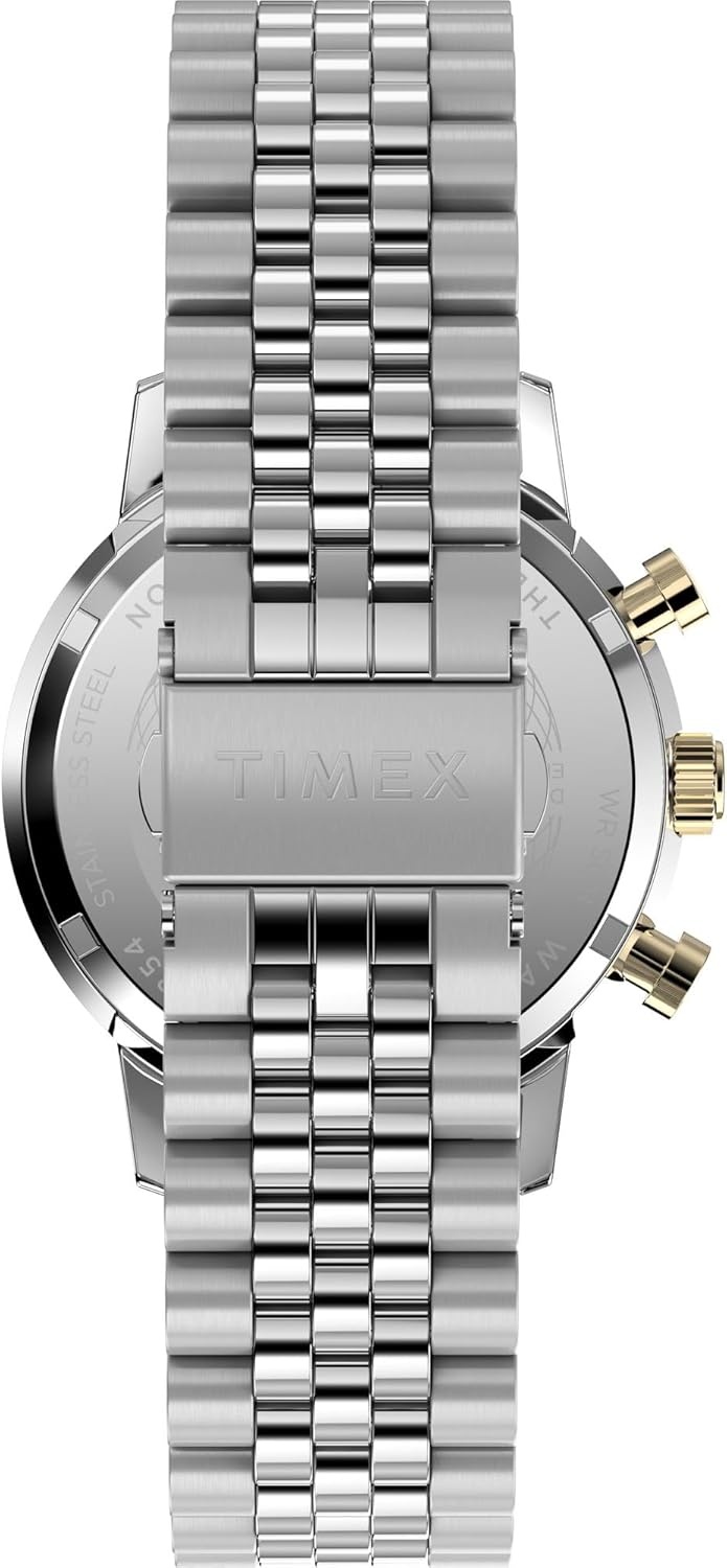 image:imageTimex Mens Marlin 40mm WatchStainless SteelTwoToneChampagne