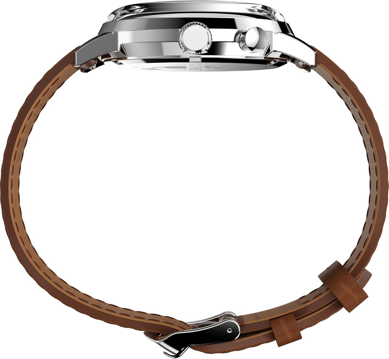 image:imageTimex Mens Marlin Jet 40mm Watch Brown Two Piece Quick Release Brown Dial Stainless Steel CaseBrownStainless SteelGreen
