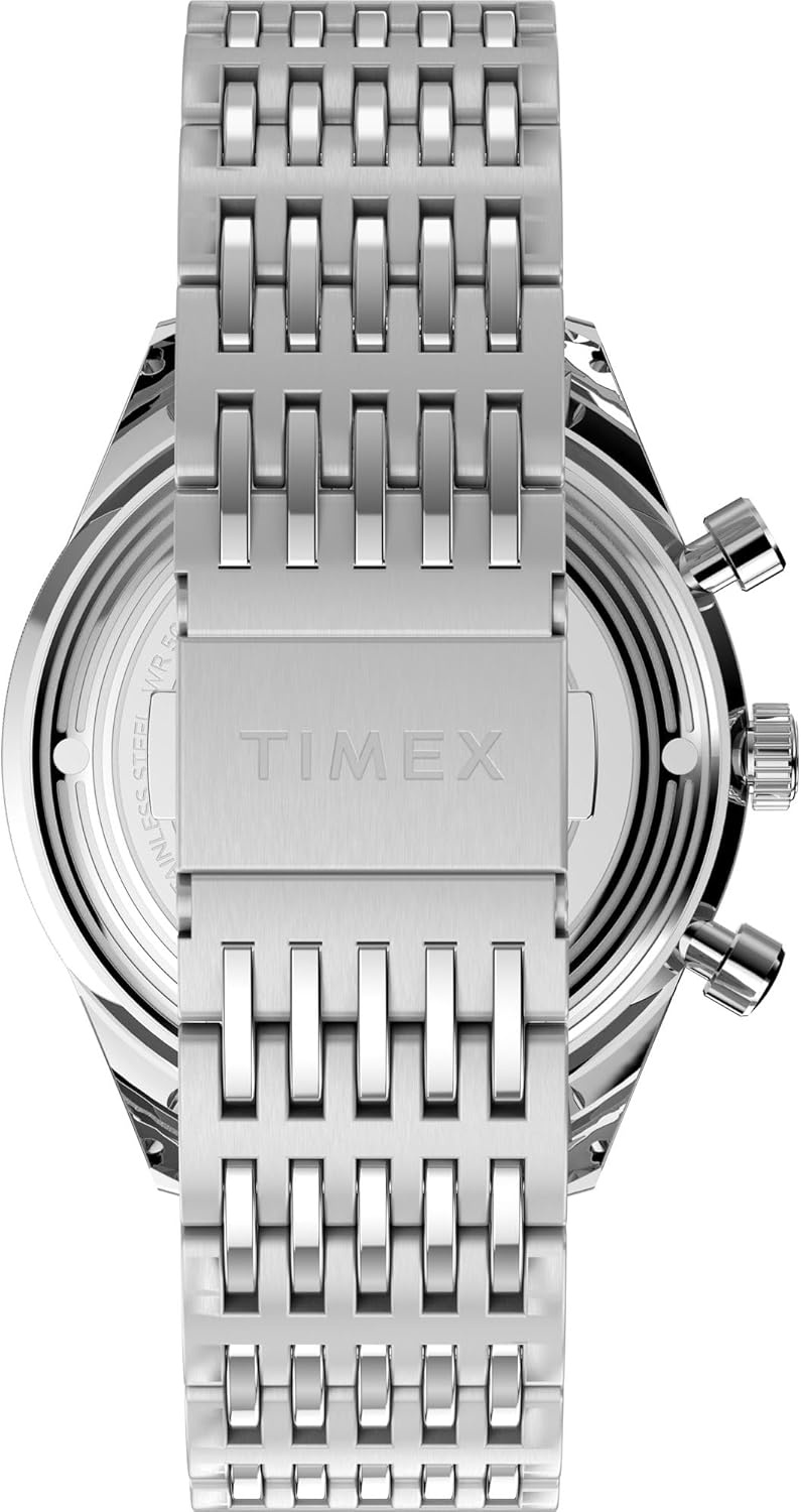 image:imageTimex Mens Marlin Jet 40mm Watch Brown Two Piece Quick Release Brown Dial Stainless Steel CaseStainless SteelStainless SteelSilverTone