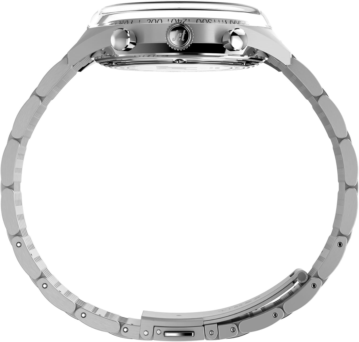 image:imageTimex Mens Marlin Jet 40mm Watch Brown Two Piece Quick Release Brown Dial Stainless Steel CaseStainless SteelStainless SteelSilverTone