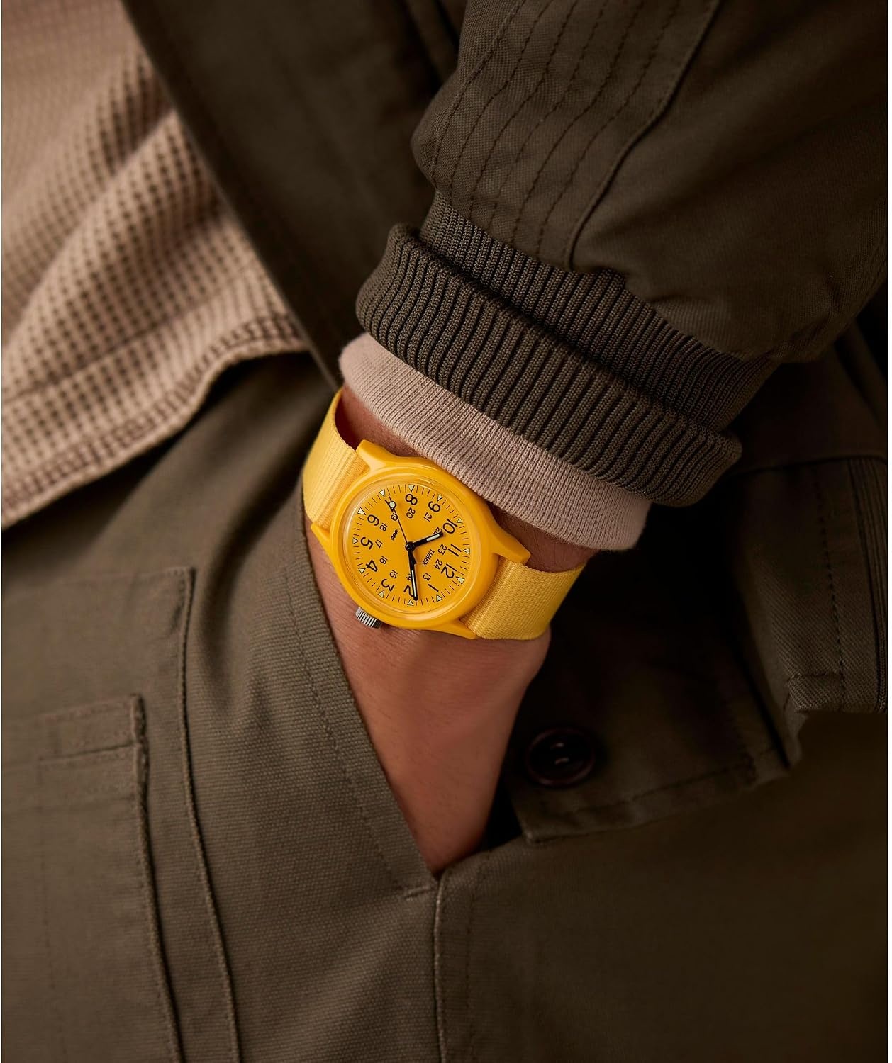 image:imageTimex Mens Mk1 36mm WatchYellowYellowYellow