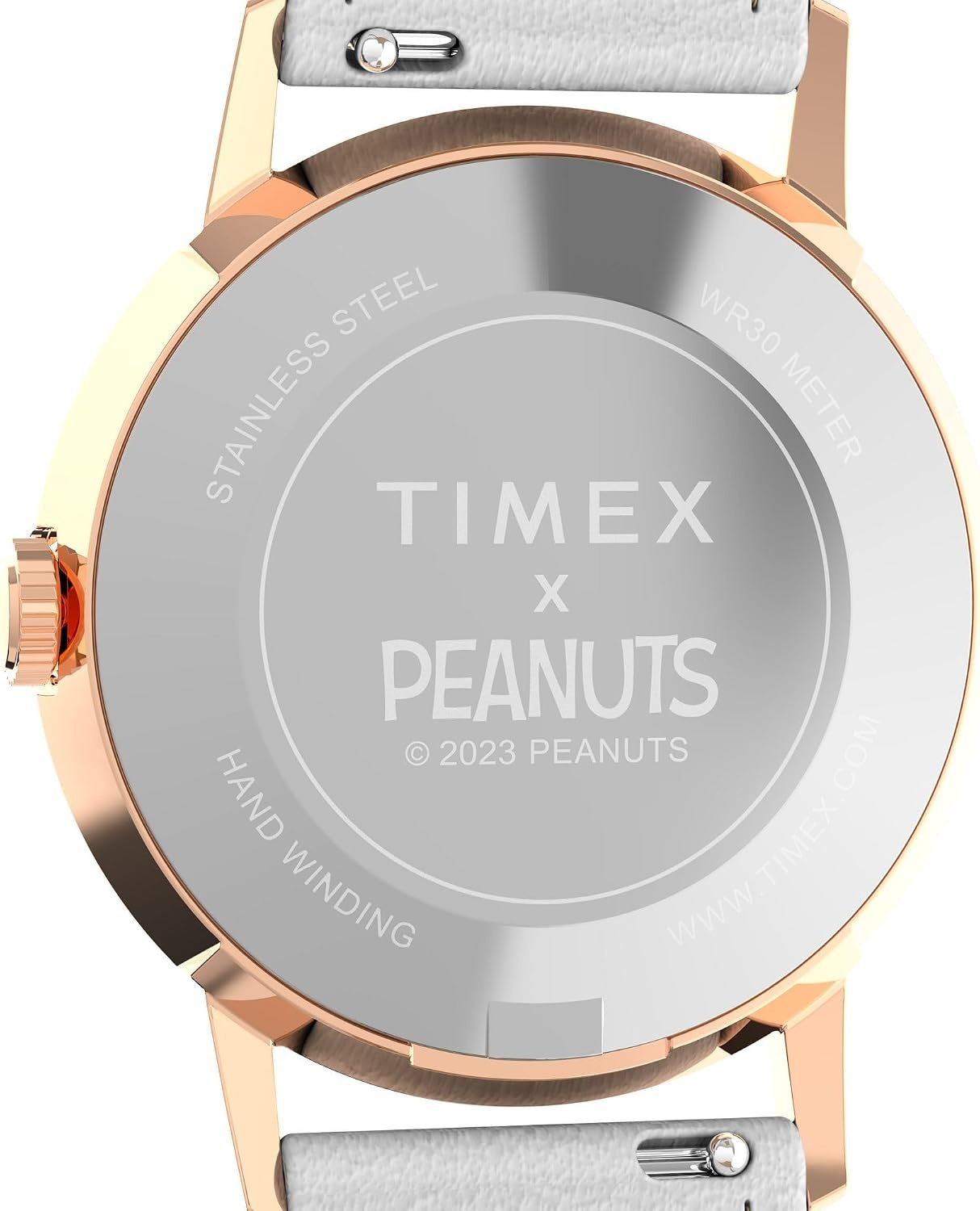 image:imageTimex Mens Peanuts Marlin 34mm WatchWhiteRose GoldToneOther