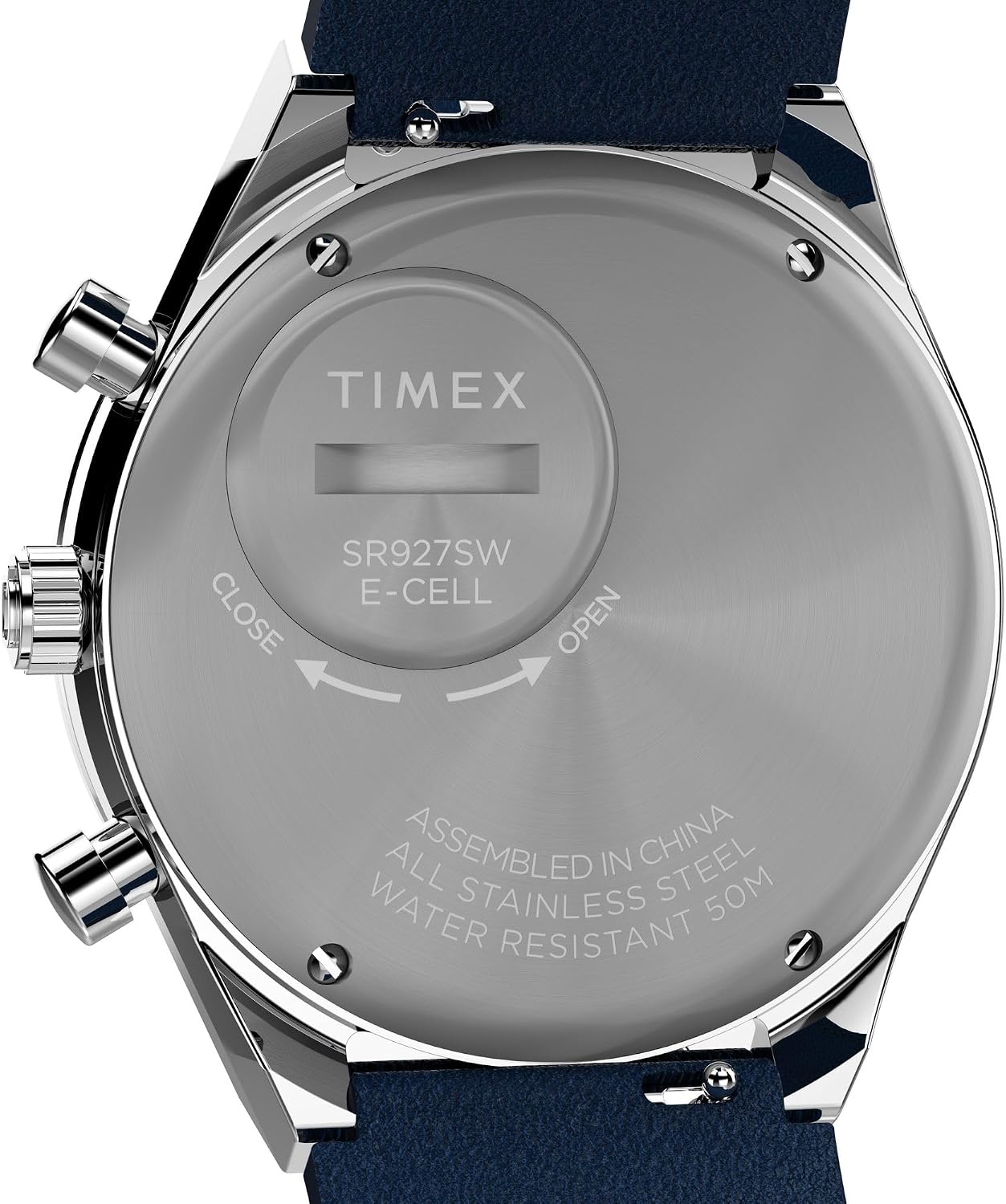 image:imageTimex Mens Q 40mm WatchBlackBlueSilverTone