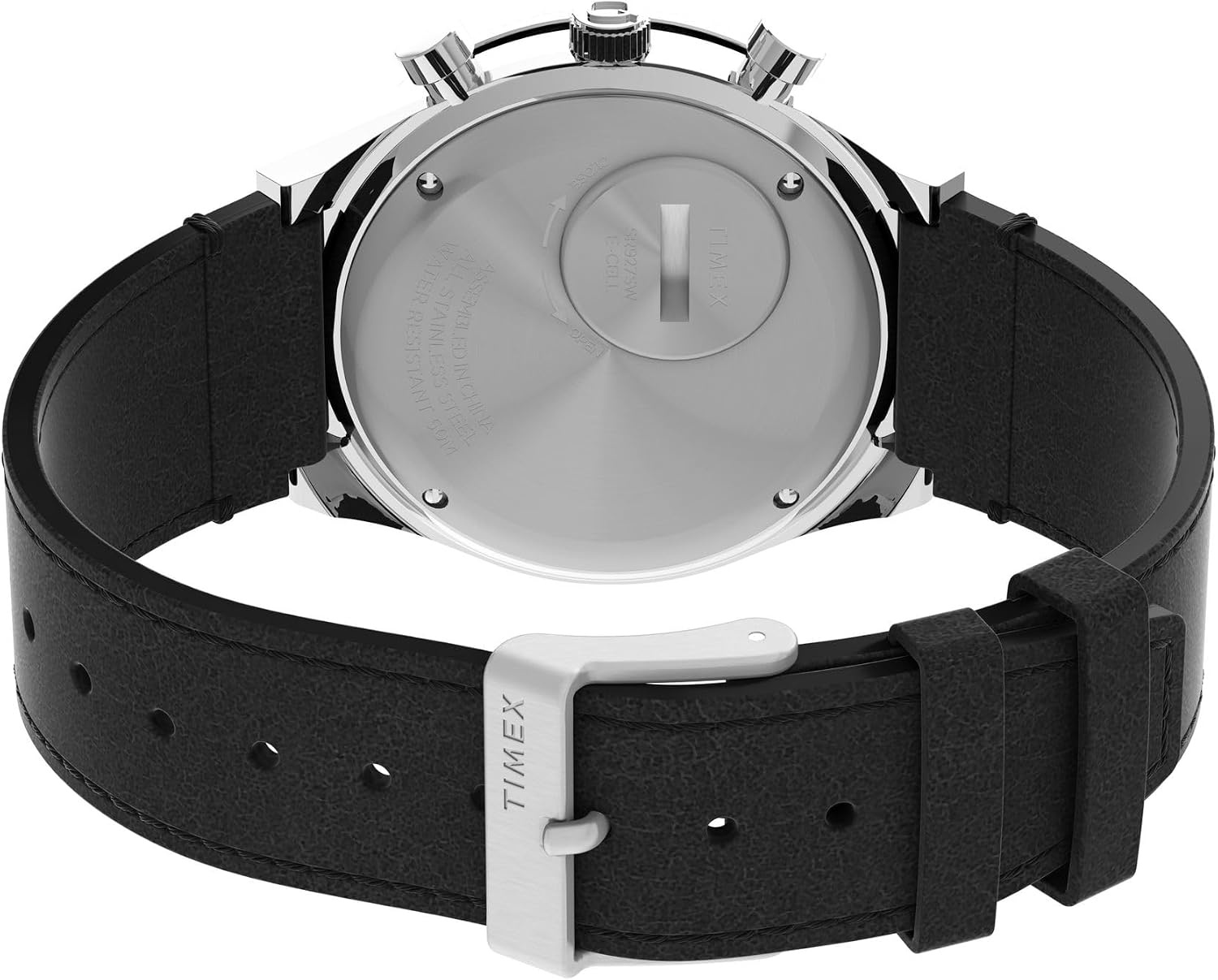 image:imageTimex Mens Q 40mm WatchBlackSilverTone