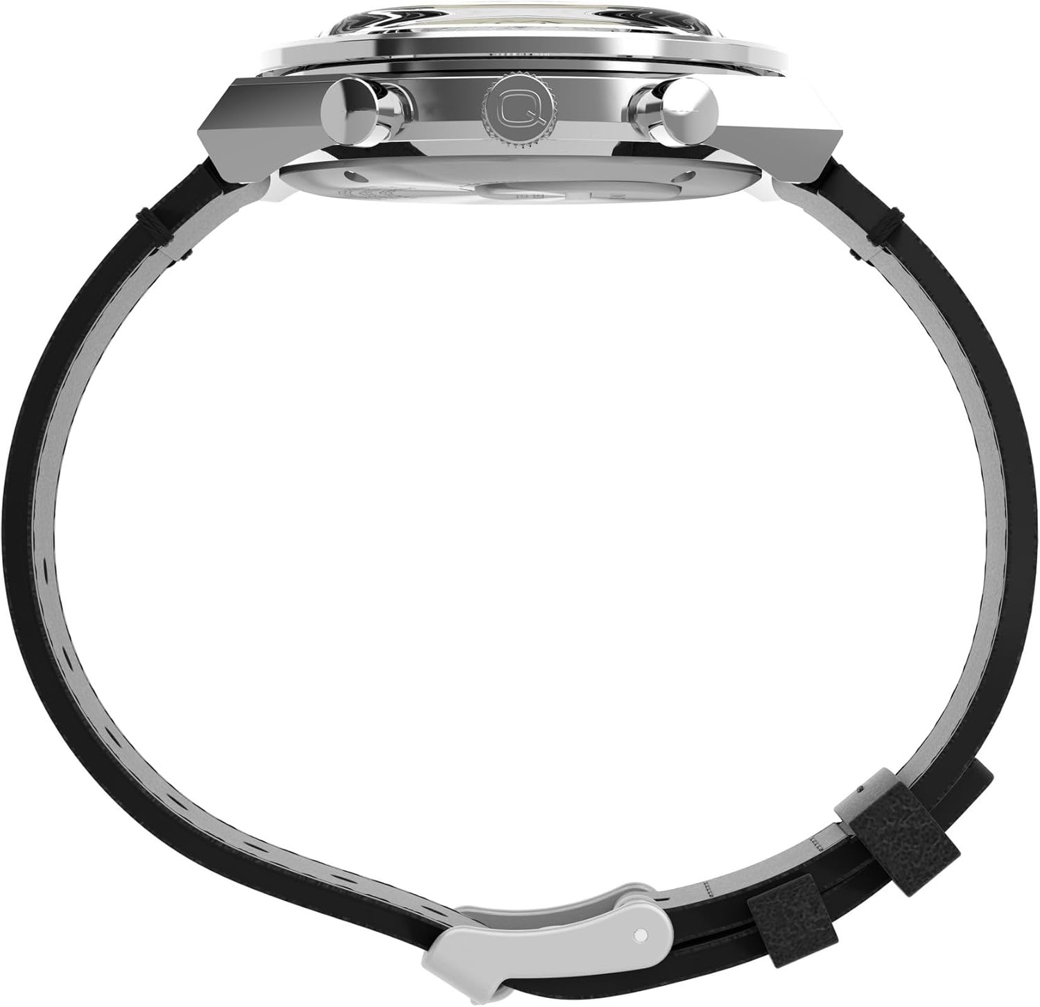 image:imageTimex Mens Q 40mm WatchBlackSilverTone