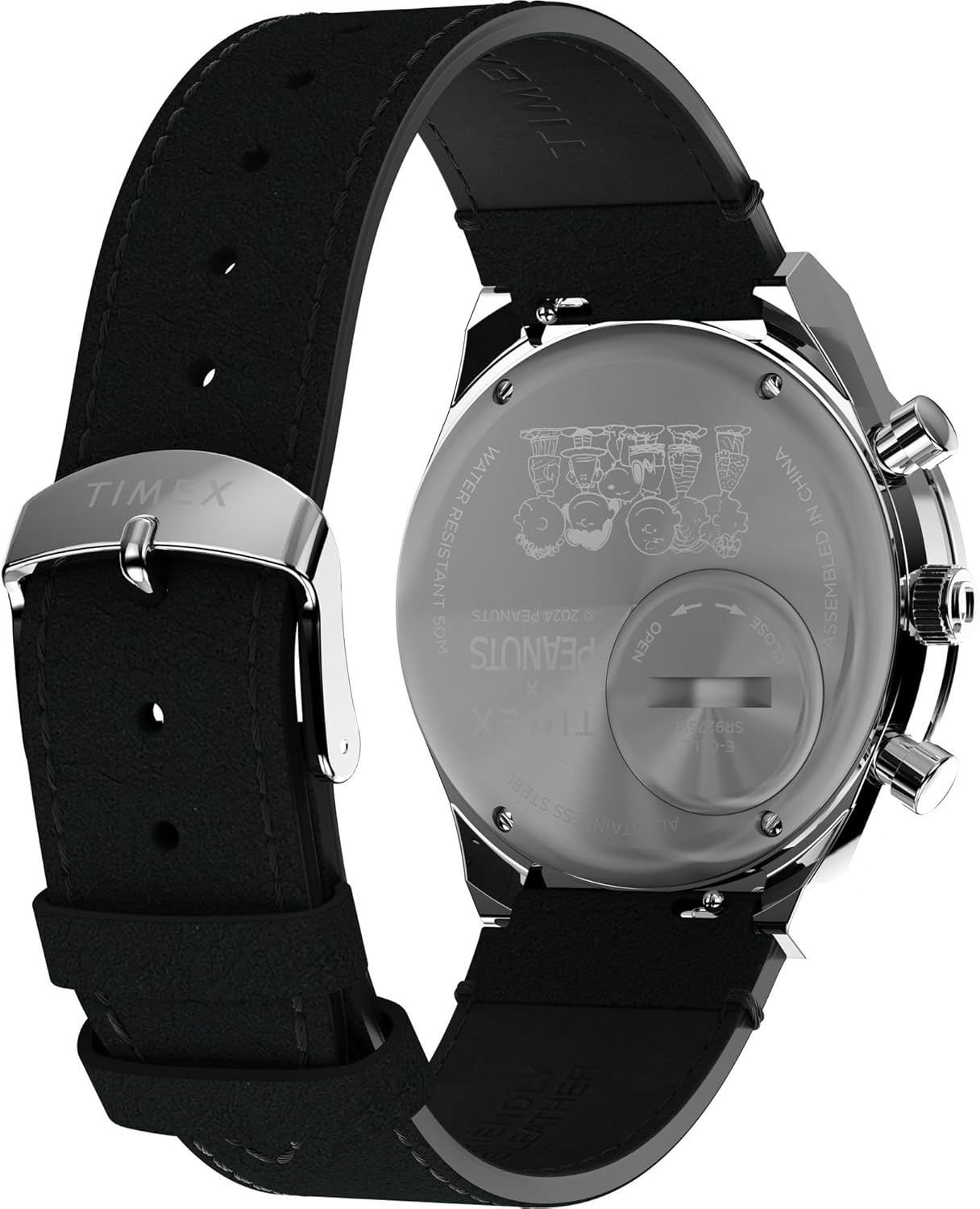 image:imageTimex Mens Q 40mm WatchBlackStainless SteelWhite