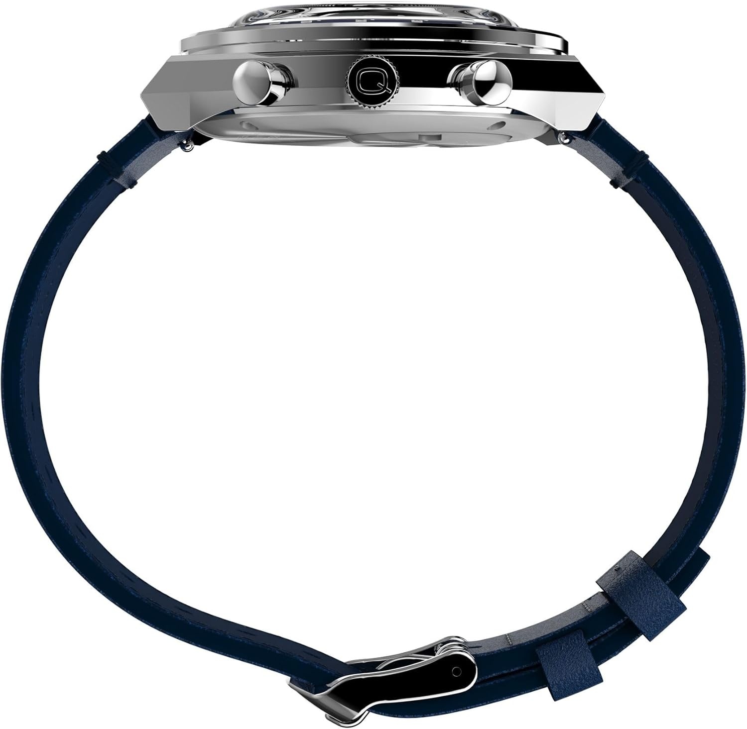 image:imageTimex Mens Q 40mm WatchBlueSilverToneBlue
