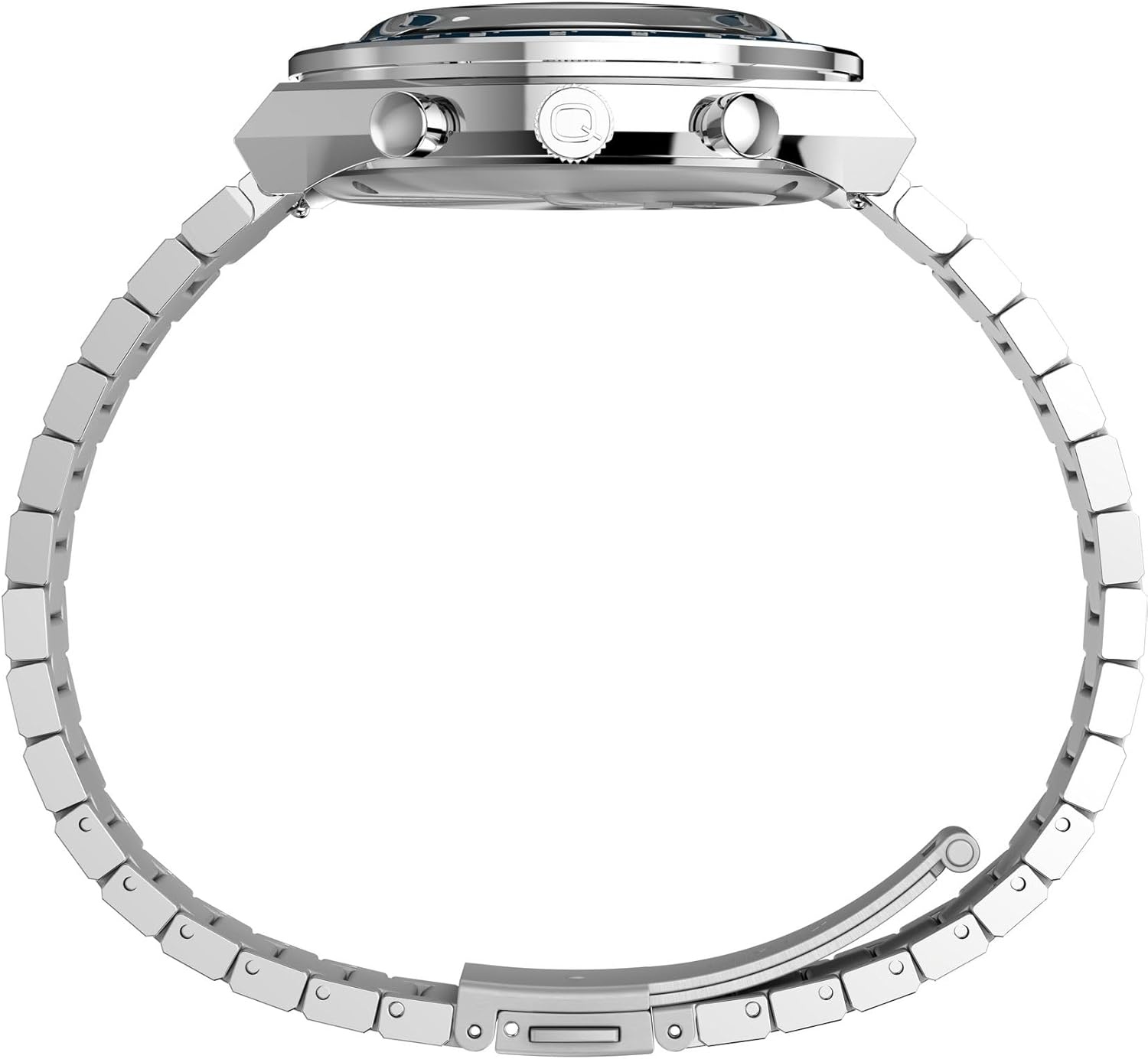 image:imageTimex Mens Q 40mm WatchSilverToneBlue