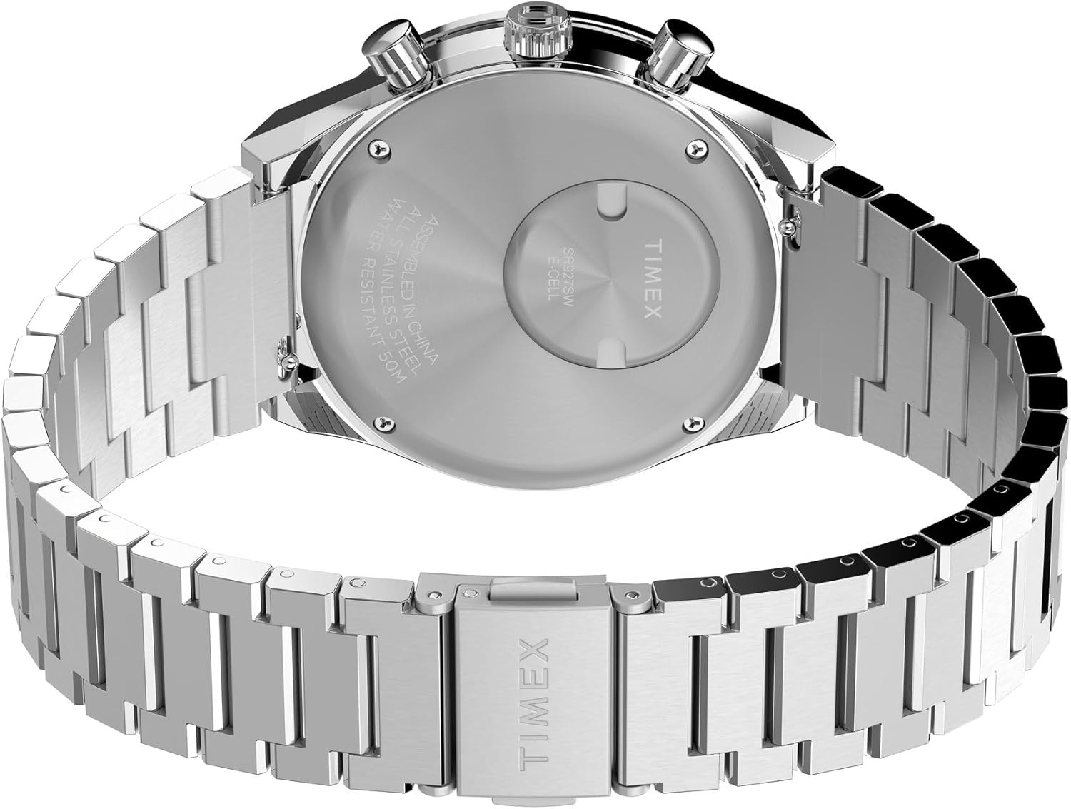 image:imageTimex Mens Q 40mm WatchSilverToneSilverToneWhite