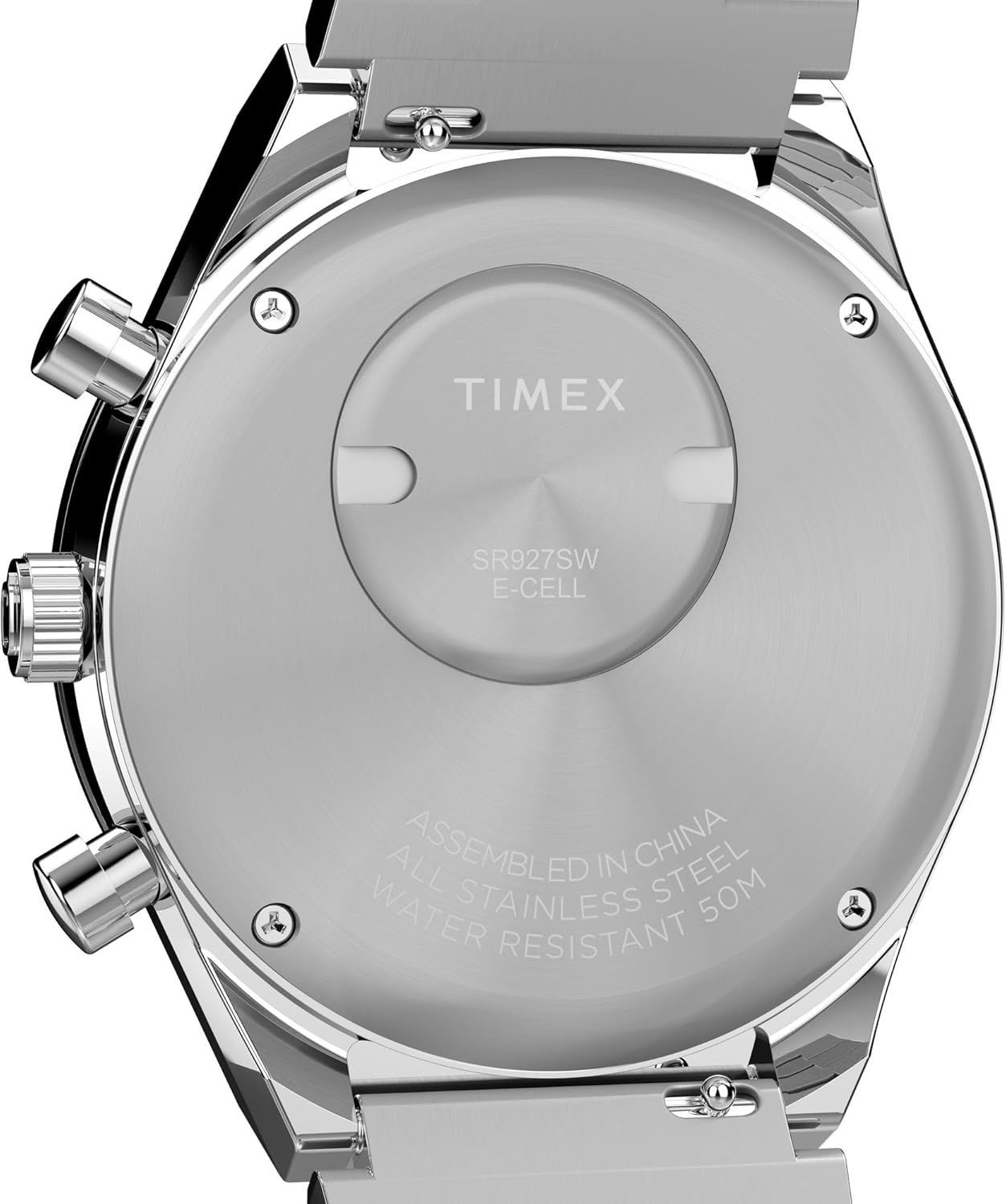 image:imageTimex Mens Q 40mm WatchSilverToneSilverToneWhite
