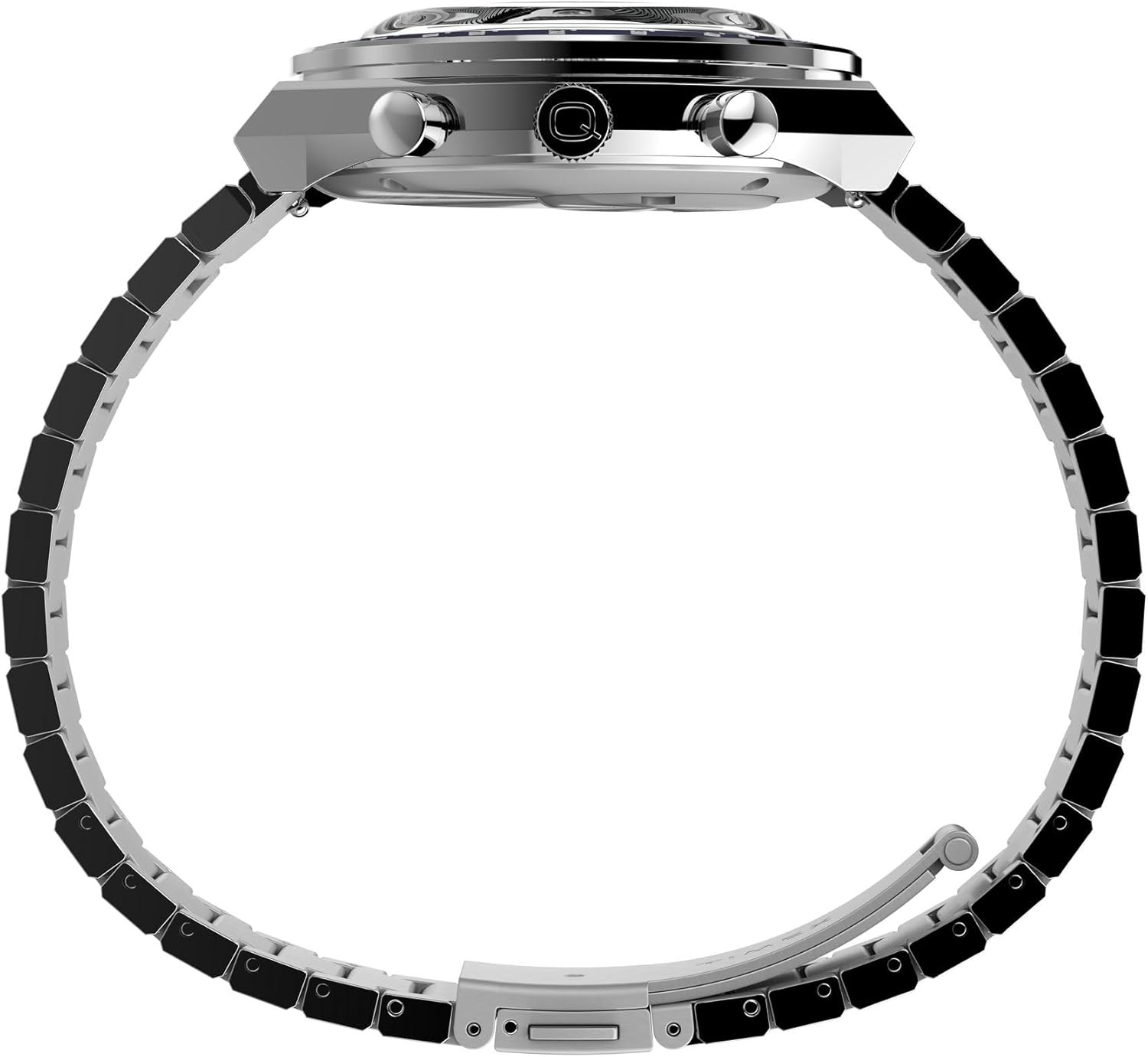 image:imageTimex Mens Q 40mm WatchSilverToneSilverToneWhite