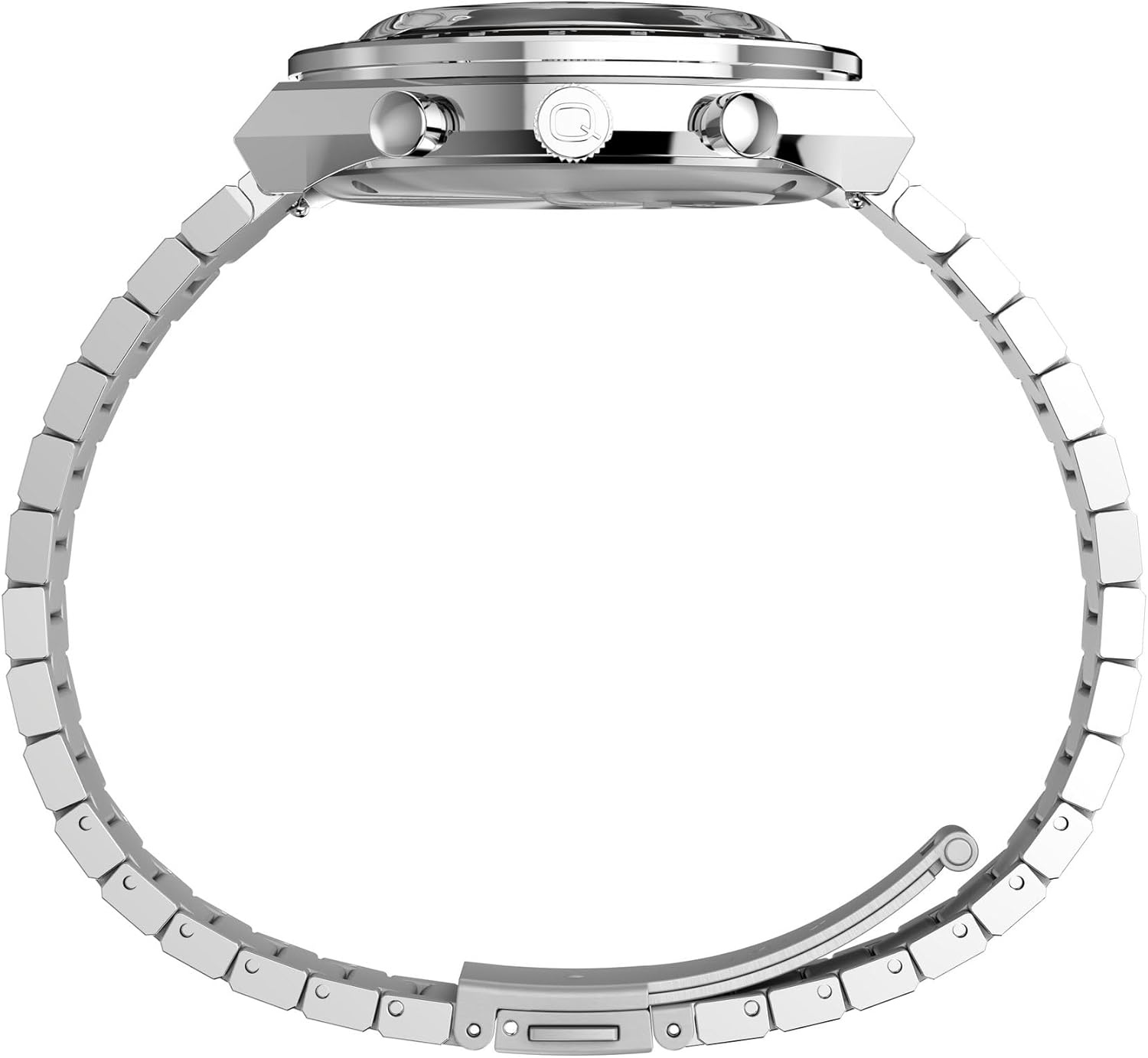 image:imageTimex Mens Q 40mm WatchSilverToneWhite