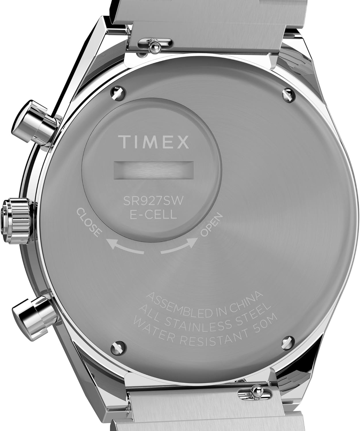 image:imageTimex Mens Q 40mm WatchSilverToneWhite