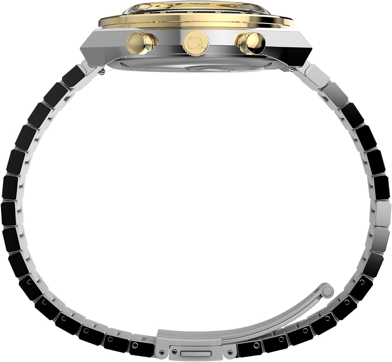 image:imageTimex Mens Q 40mm WatchTwoToneTwoToneBlack