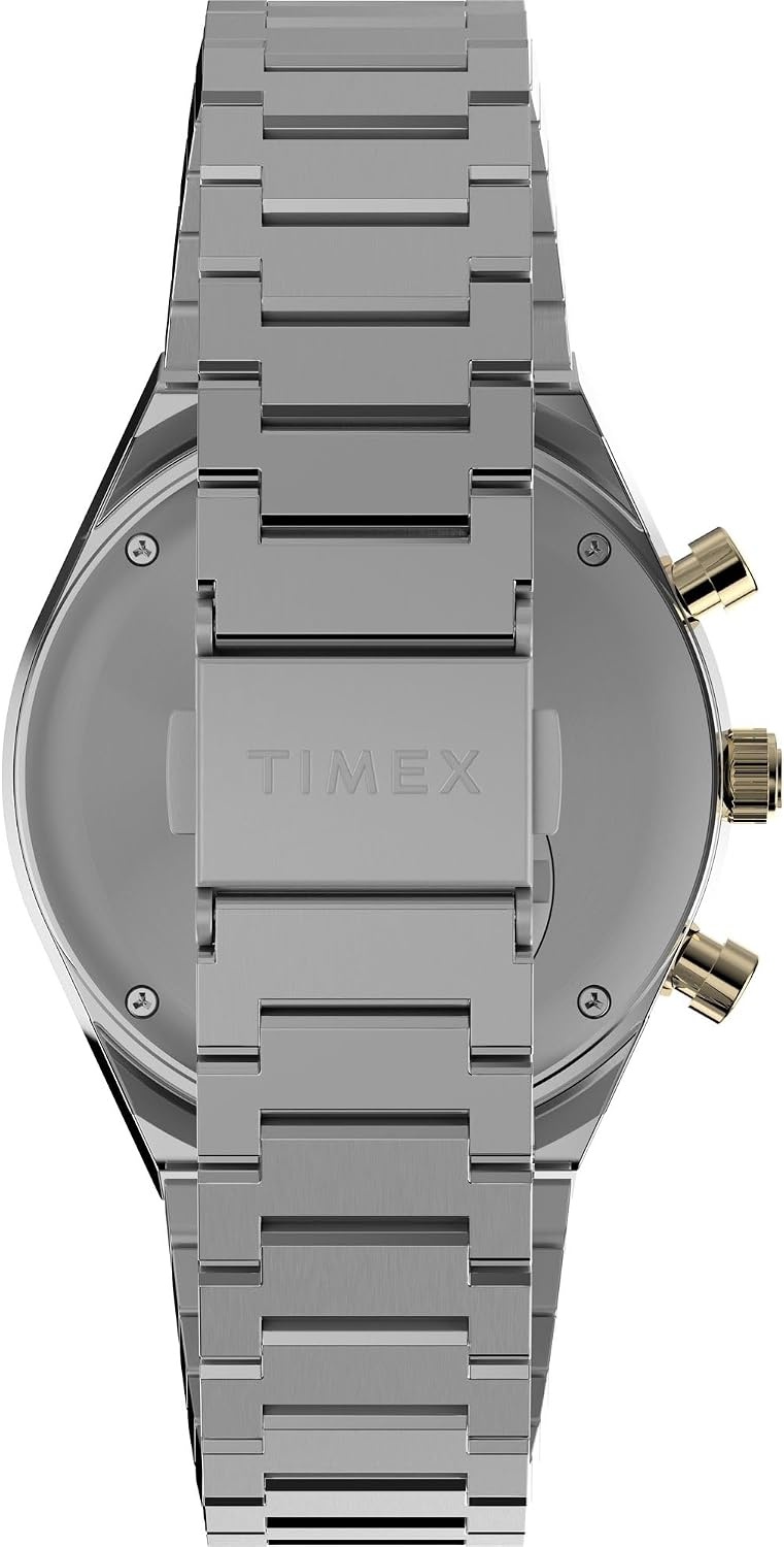 image:imageTimex Mens Q 40mm WatchTwoToneTwoToneBlack