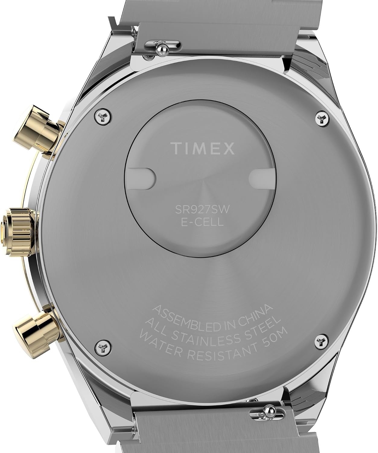 image:imageTimex Mens Q 40mm WatchTwoToneTwoToneBlack
