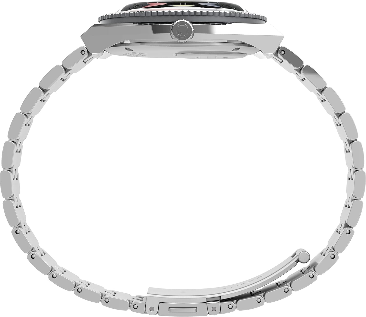 image:imageTimex Mens Q GMT 38mm WatchBlackSilver