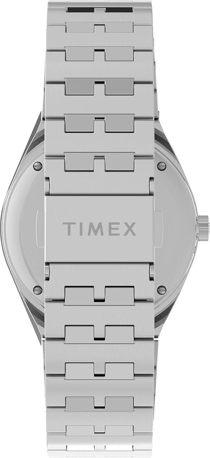 image:imageTimex Mens Q GMT 38mm WatchBlackSilver