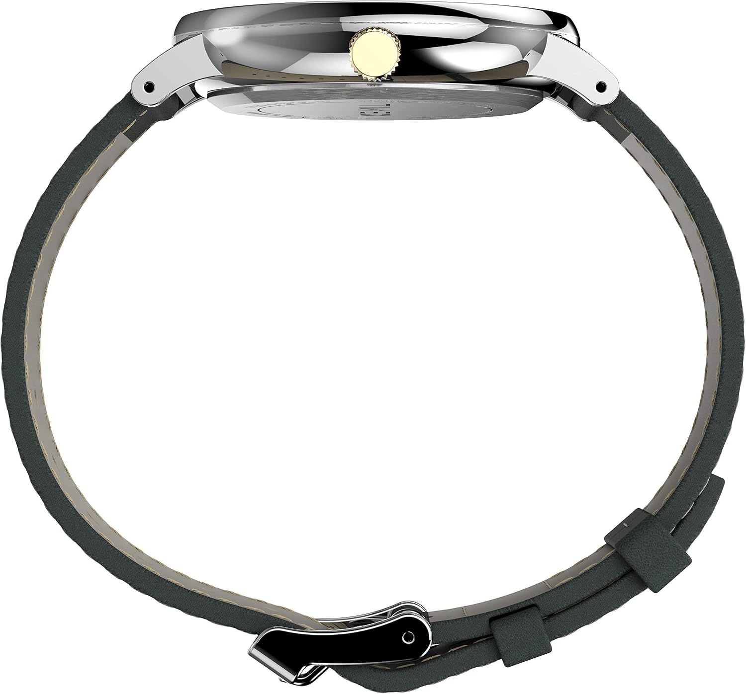 image:imageTimex Mens Southview 41mm Leather Strap WatchGraySilverTone