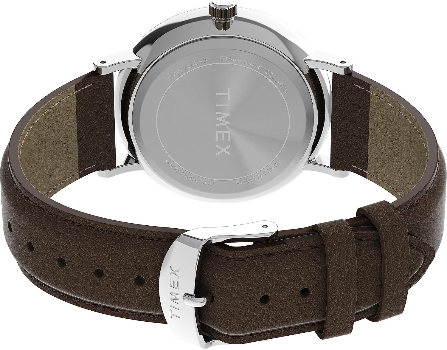 image:imageTimex Mens Southview 41mm WatchBrownGreenSilverTone