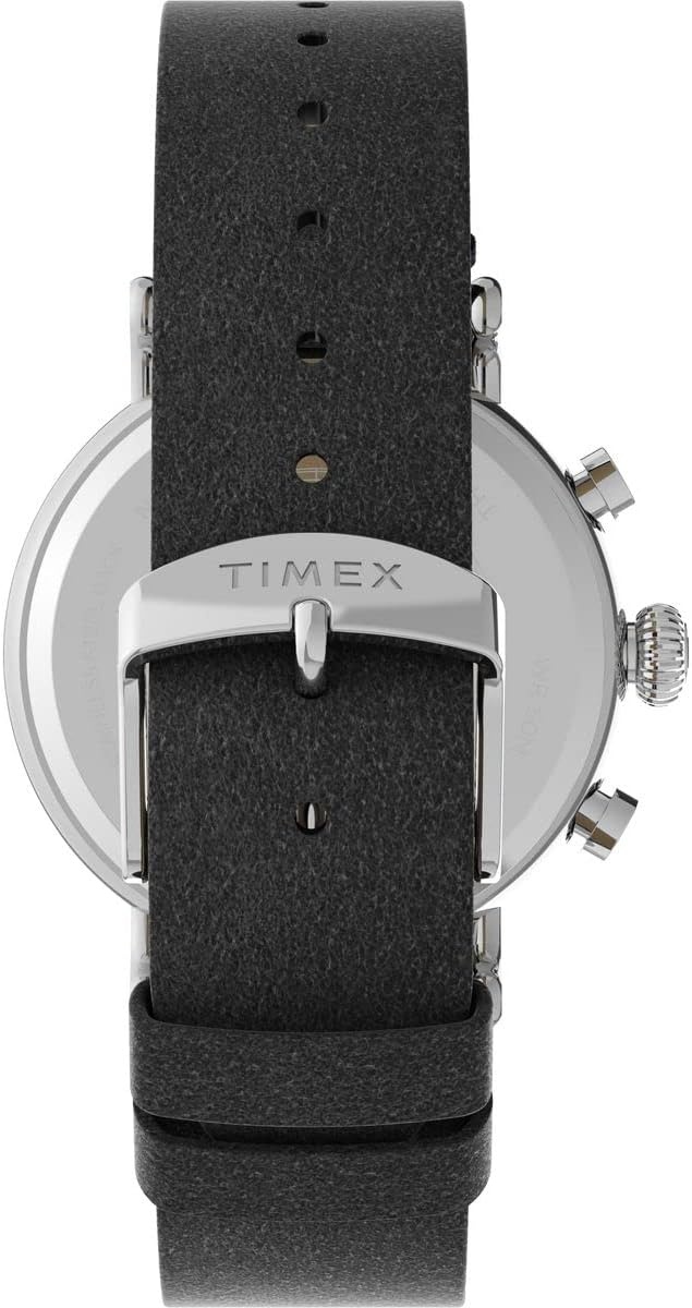 image:imageTimex Mens Standard Chronograph 41mm WatchBlackBlue