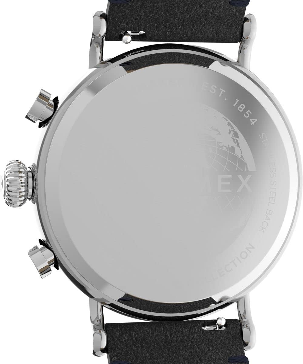 image:imageTimex Mens Standard Chronograph 41mm WatchBlackBlue