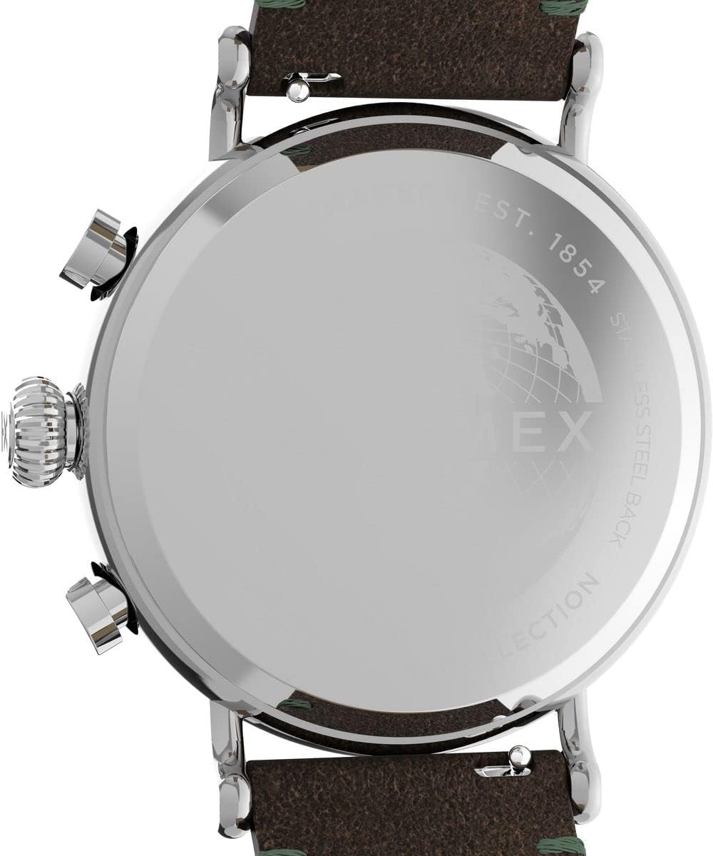 image:imageTimex Mens Standard Chronograph 41mm WatchBrownGreen