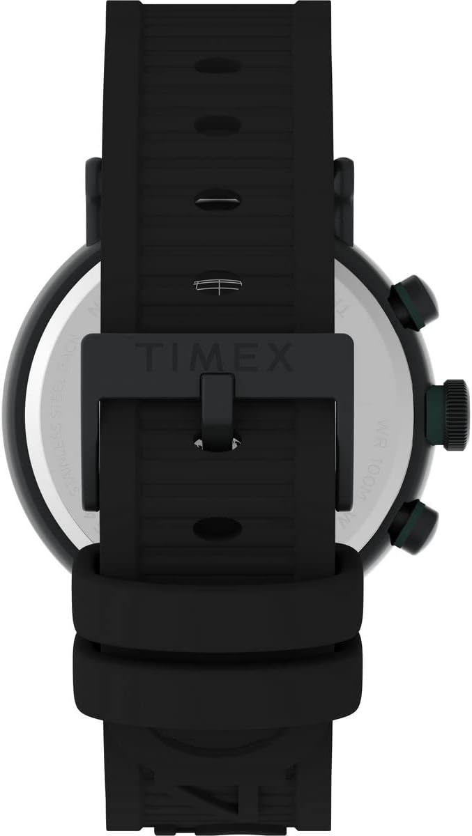 image:imageTimex Mens Standard Diver 43mm WatchBlackBlackBlack