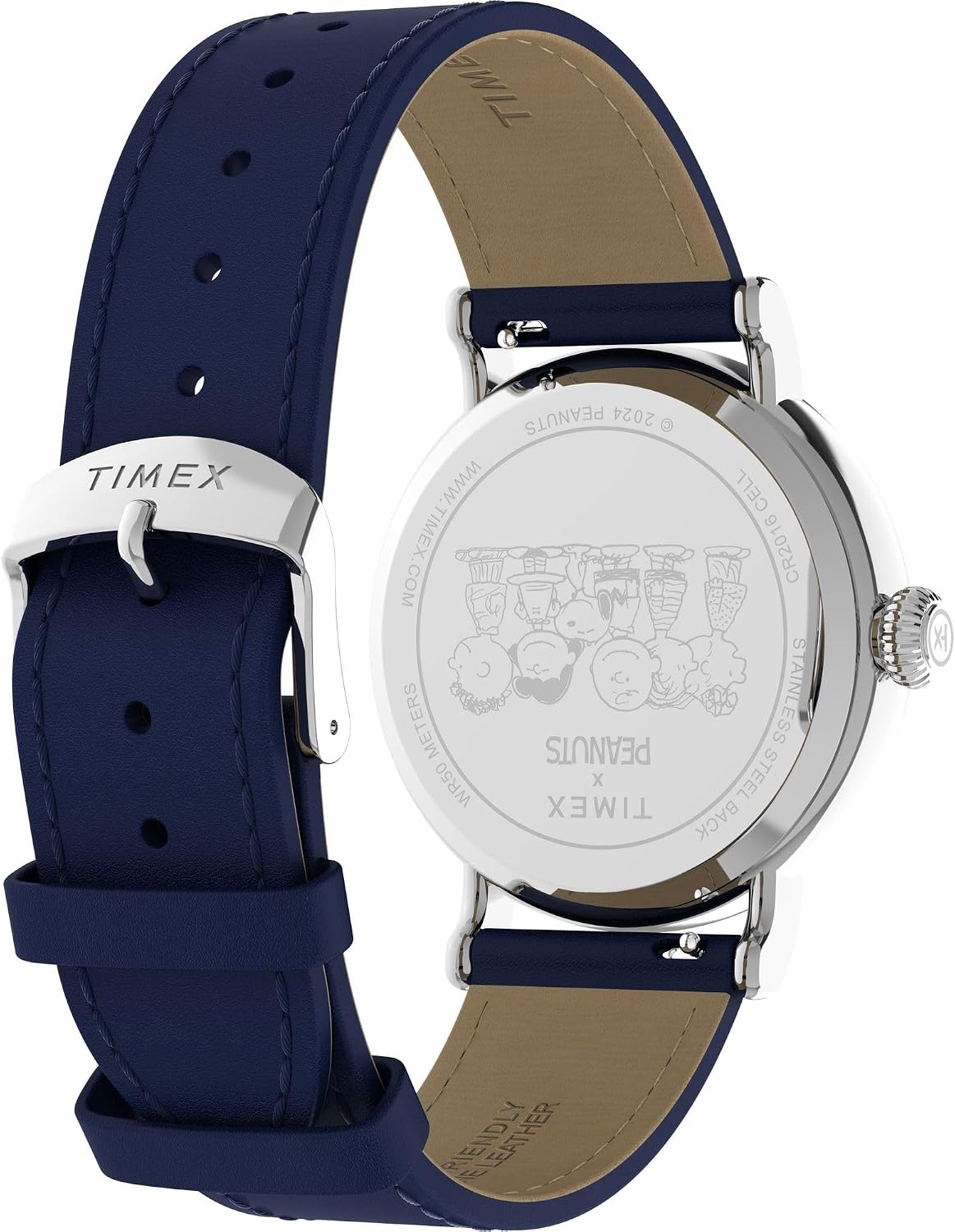 image:imageTimex Mens Standard SubSecond 40mm WatchBlueSilverToneBlue