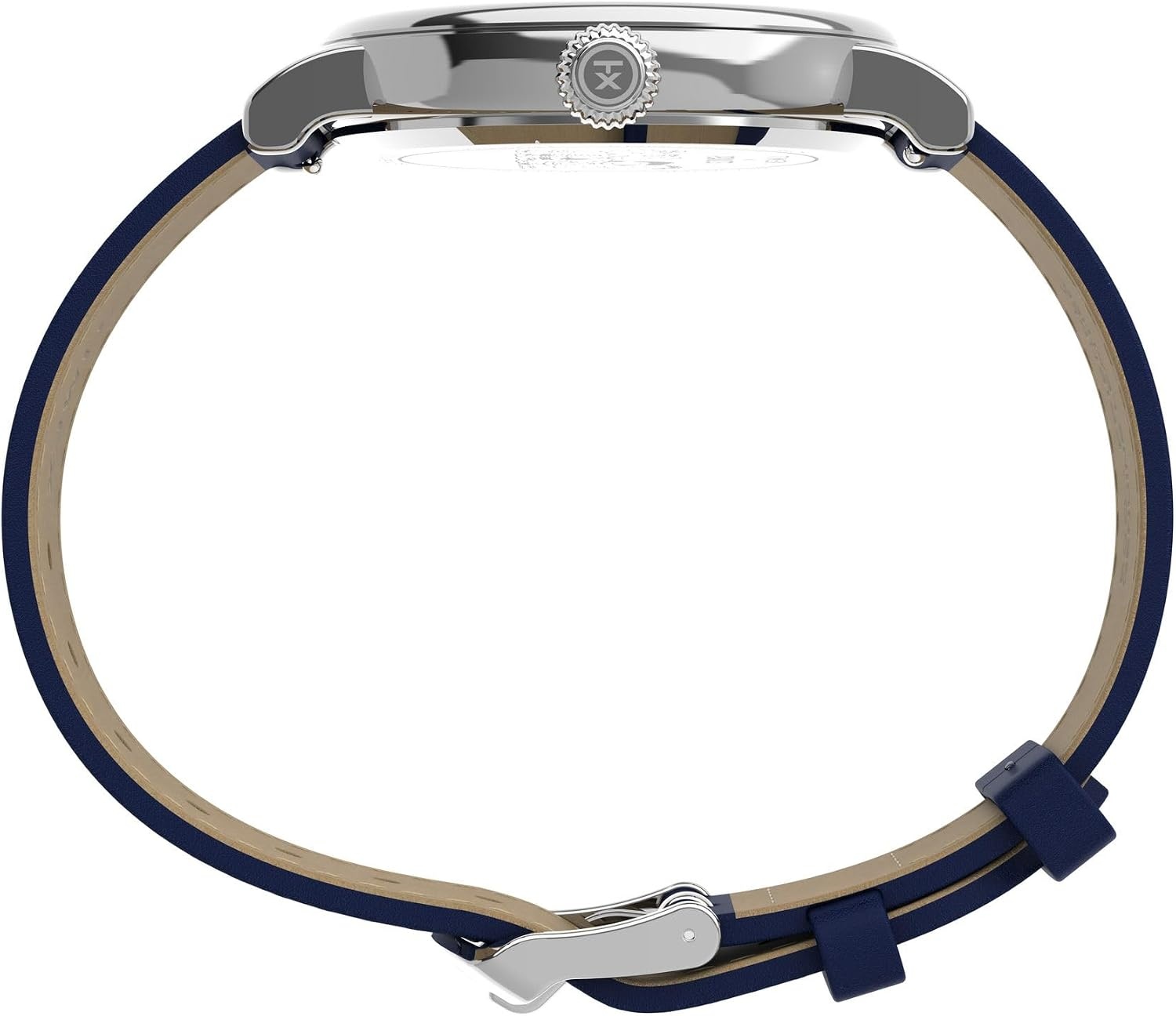 image:imageTimex Mens Standard SubSecond 40mm WatchBlueSilverToneBlue