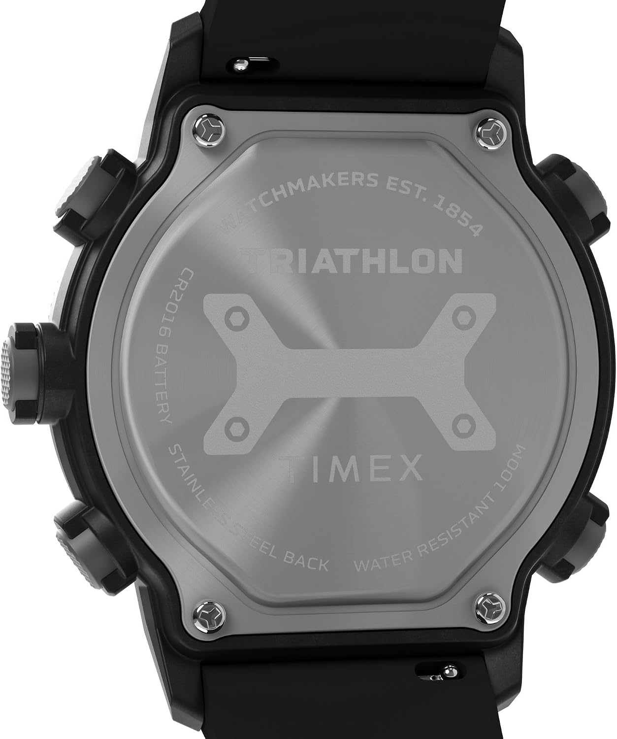 image:imageTimex Mens Triathlon 44mm WatchBlackBlackDigital