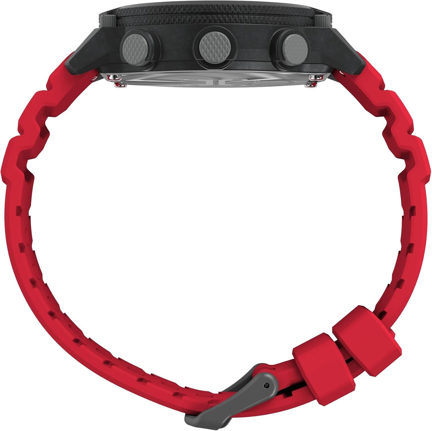 image:imageTimex Mens Triathlon 44mm WatchBlackRedDigital