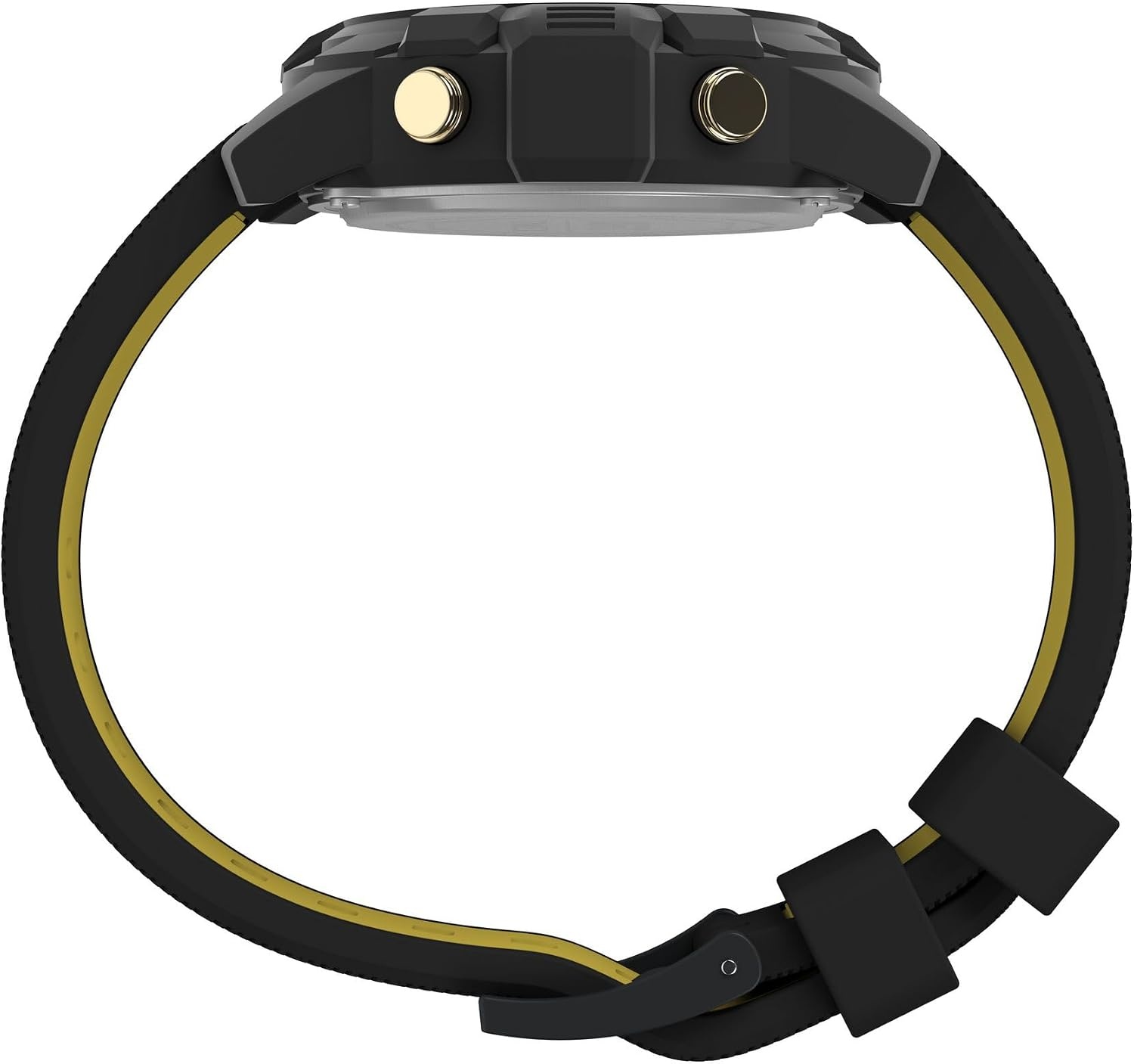 image:imageTimex Mens UFC Brawler 43mm Watch Black Strap Digital Dial Black CaseBlackBlackDigitalYellow