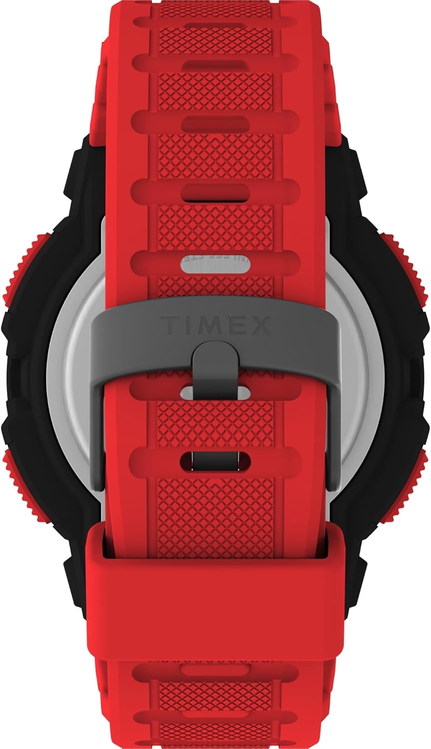 image:imageTimex Mens UFC Rumble 50mm Watch Black Strap Digital Dial Black CaseRedDigitalBlack