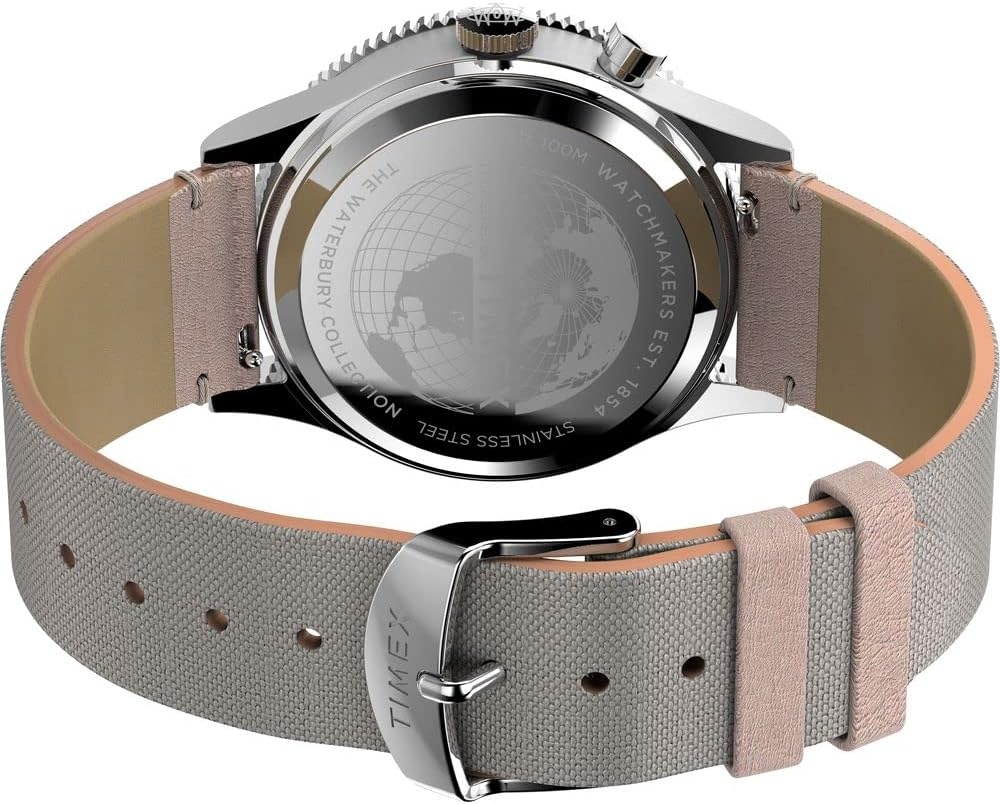 image:imageTimex Mens Waterbury 39mm WatchWhiteBlack