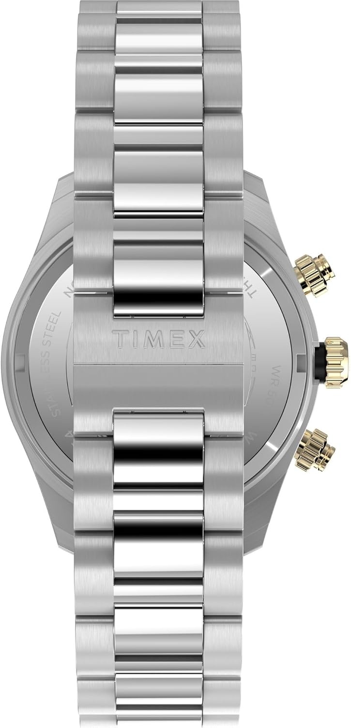 image:imageTimex Mens Waterbury Heritage 39mm WatchStainless SteelStainless SteelBlack