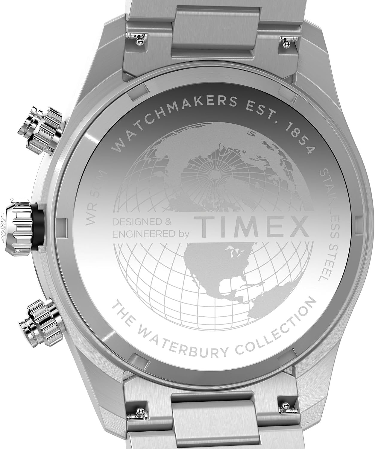 image:imageTimex Mens Waterbury Heritage 39mm WatchStainless SteelStainless SteelSilverTone