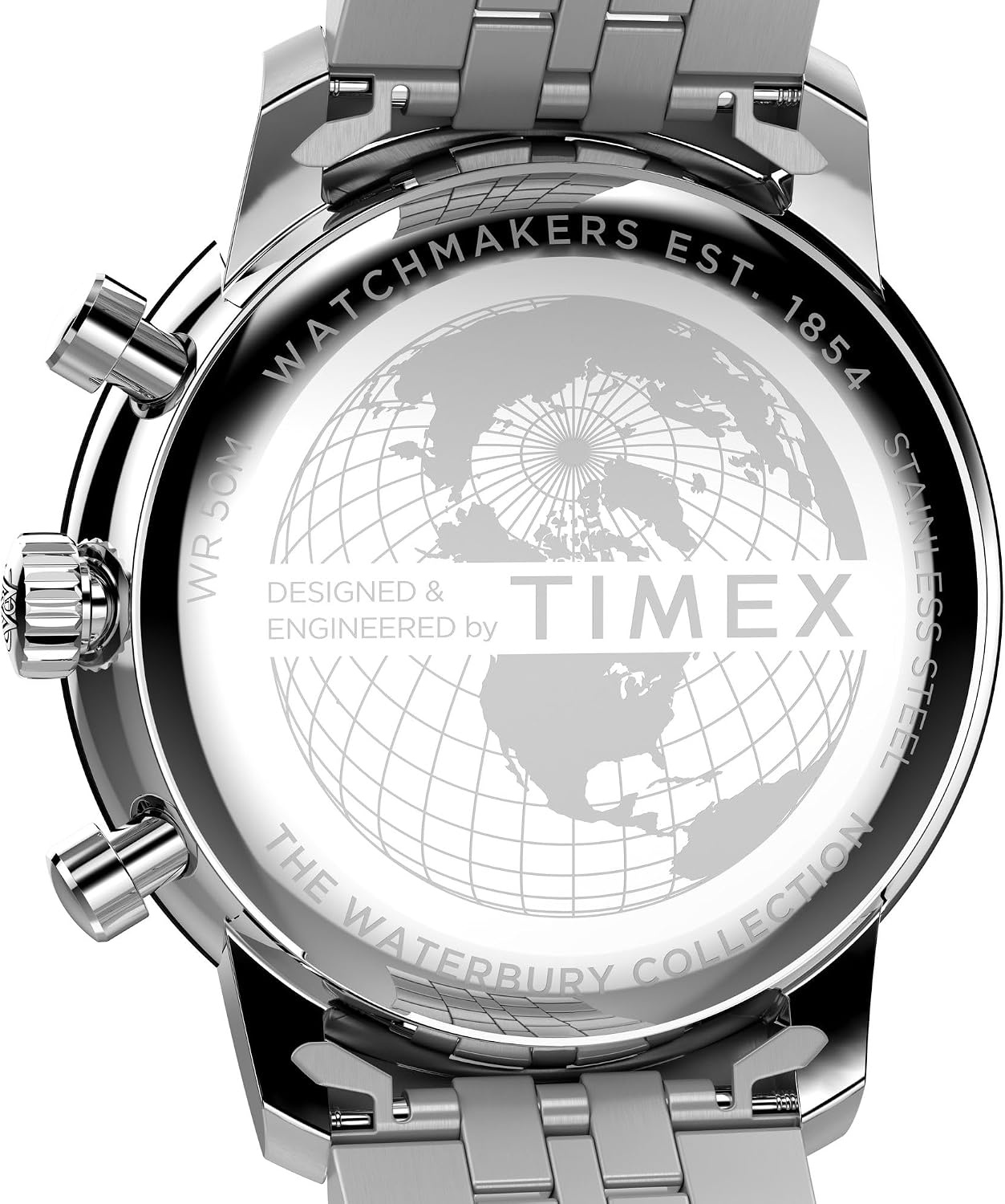 image:imageTimex Mens Waterbury Metropolitan 41mm WatchStainless SteelStainless SteelGreen