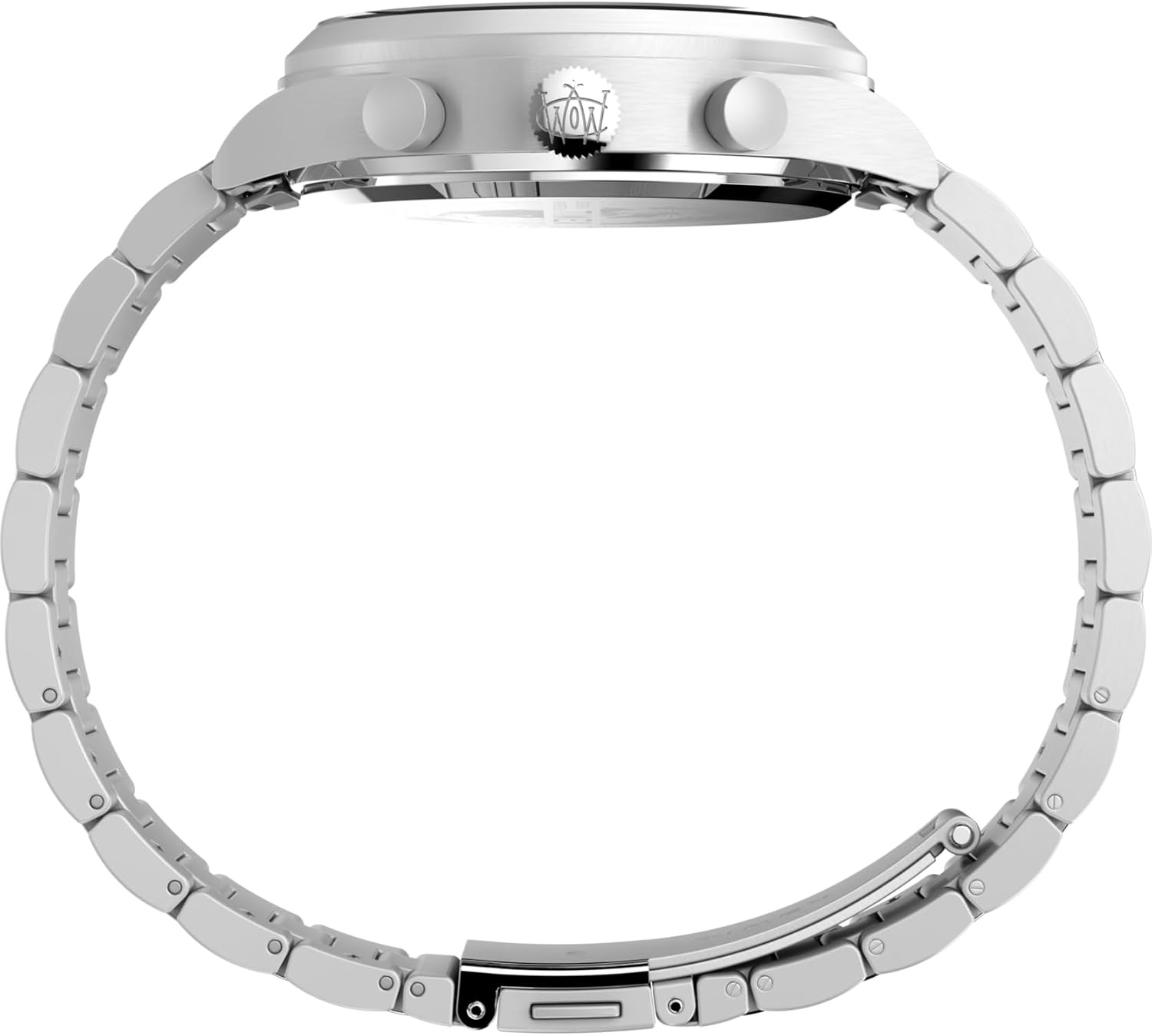 image:imageTimex Mens Waterbury Traditional 42mm Watch Black Strap SilverTone Dial Stainless Steel CaseStainless SteelBlueStainless Steel