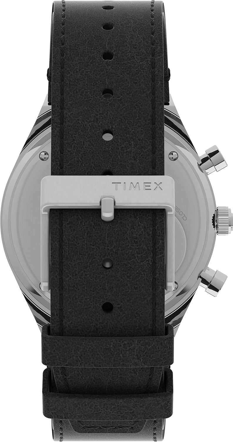 image:imageTimex Q MensBlackBlackStainless Steel