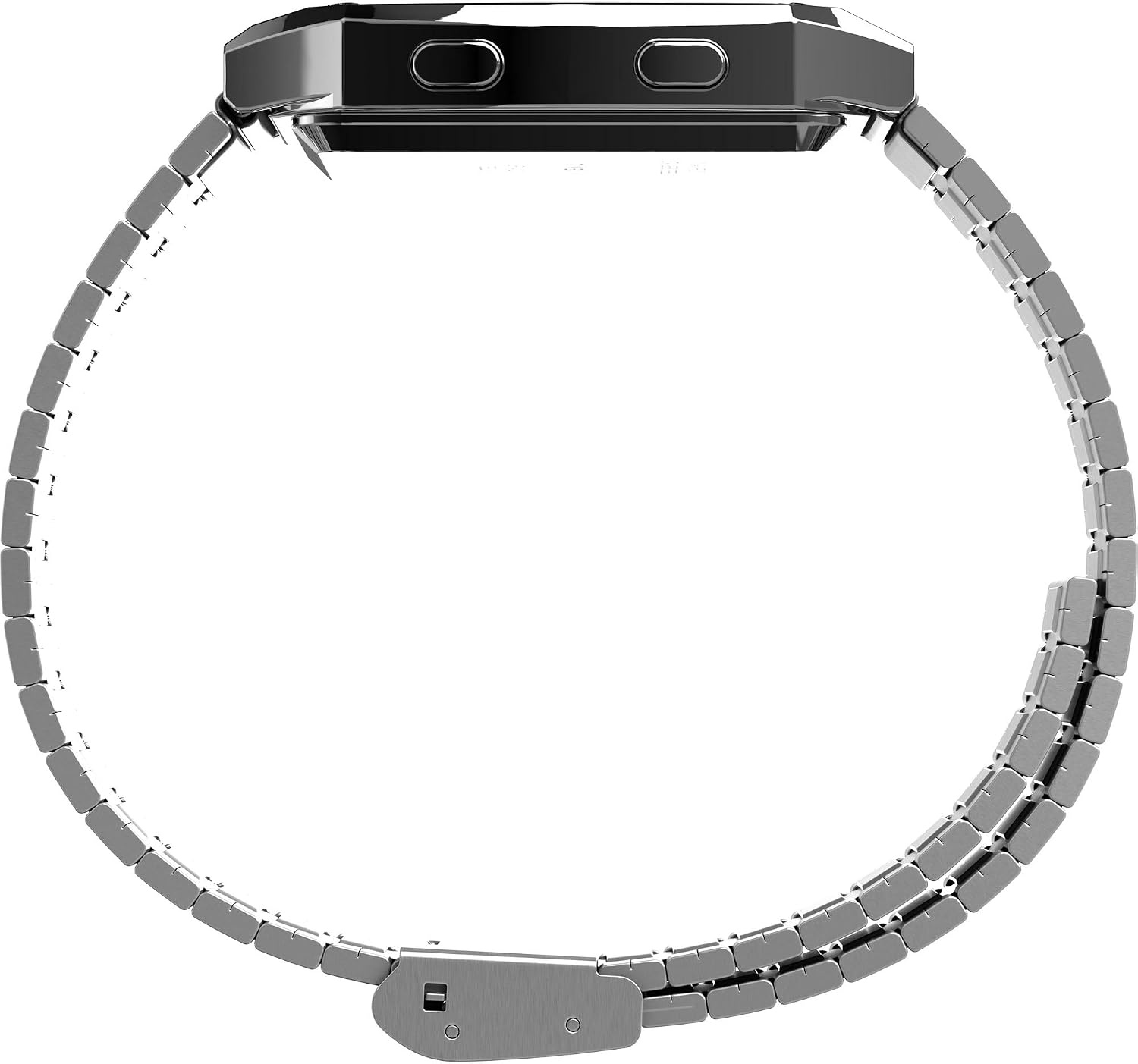 image:imageTimex Q Reissue Digital LCA 325mm Watch SilverTone Stainless Steel Case amp Bracelet