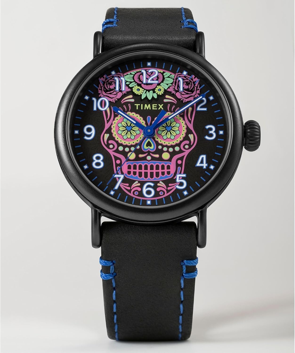 image:imageTimex Standard 3Hand 40mm Mens Analog Watch INDIGLO Backlight and Luminous Hands Adjustable and Durable Strap 50M Water ResistanceBlackBlackBlack