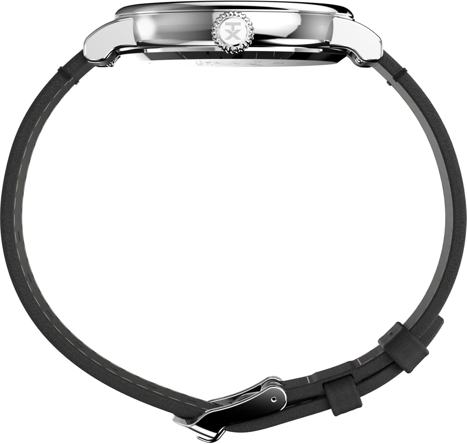 image:imageTimex Standard 3Hand 40mm Mens Analog Watch INDIGLO Backlight and Luminous Hands Adjustable and Durable Strap 50M Water ResistanceGraySilverToneSilverTone