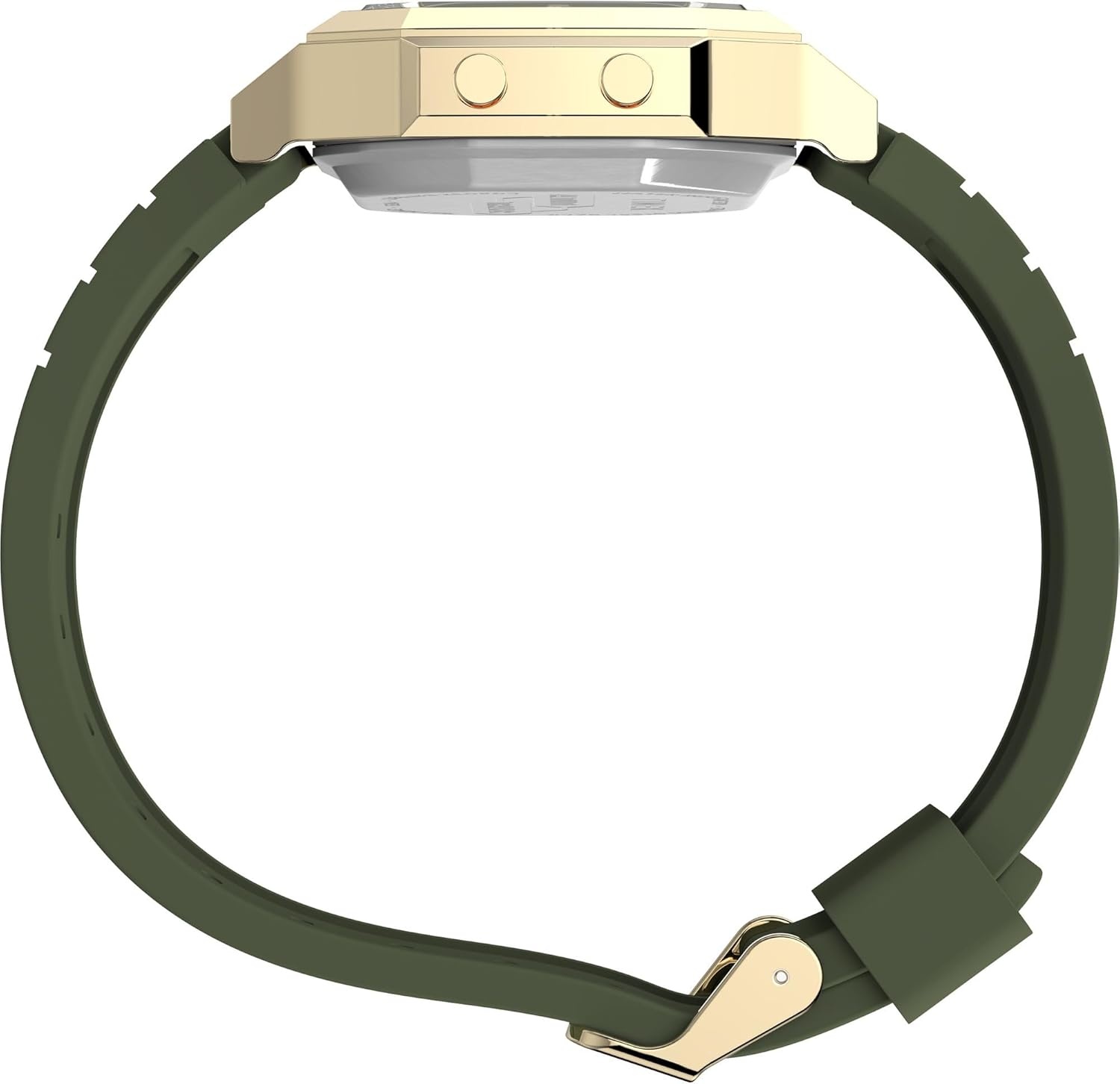image:imageTimex Unisex Activity Tracker 40mm Watch BlackStrap Digital Dial GoldTone CaseGreenDigitalGoldTone