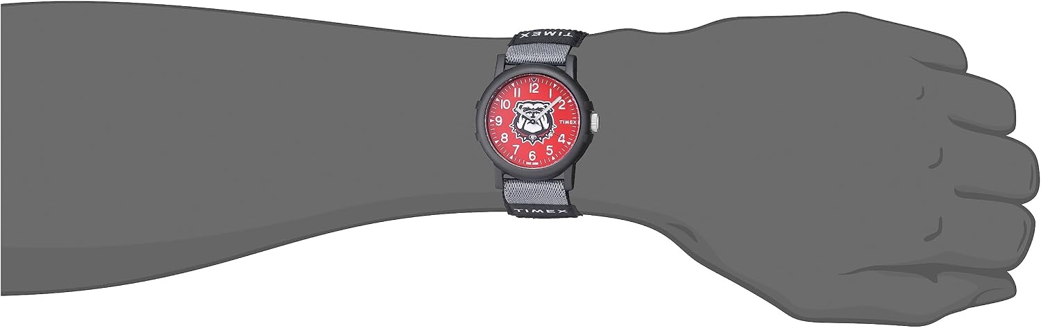 image:imageTimex Unisex Collegiate Recruit 38mm Watch Tennessee Volunteers with Black Fabric StrapGeorgia Bulldogs