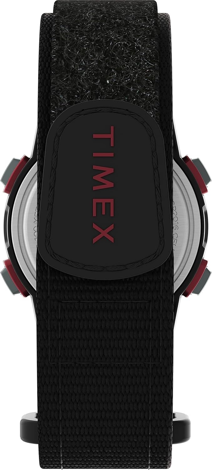 image:imageTimex Unisex Expedition CAT 33mm WatchBlackDigitalBlackRed